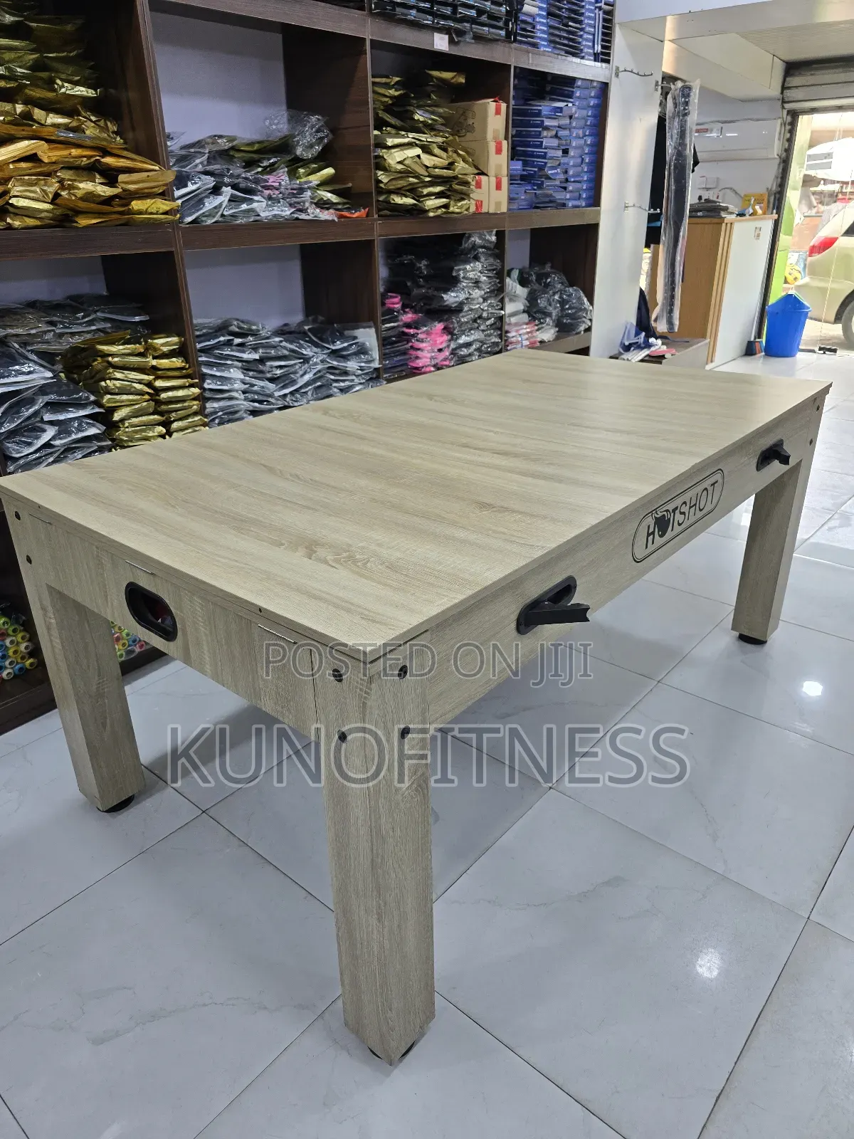 6ft Space-Saving 4-in-1 Pool/Air Hockey/Table Tennis Table
