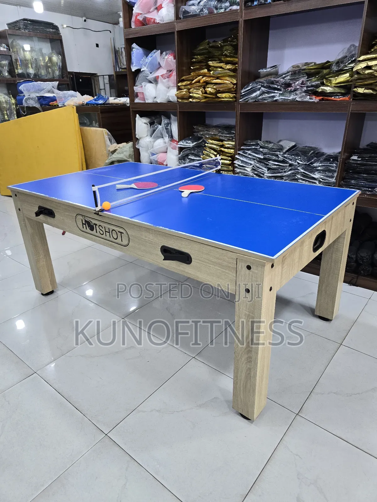6ft Space-Saving 4-in-1 Pool/Air Hockey/Table Tennis Table