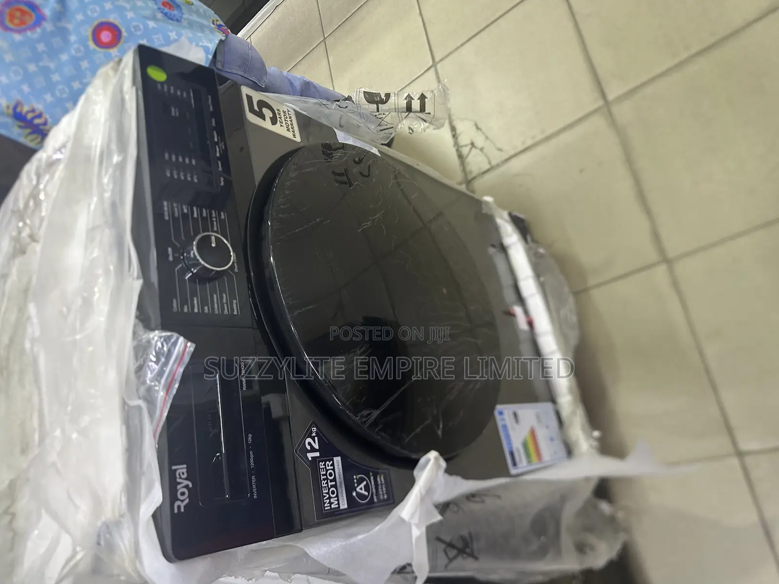 Royal 12kg Wash And Spin Front Loader Washing Machine With Warranty