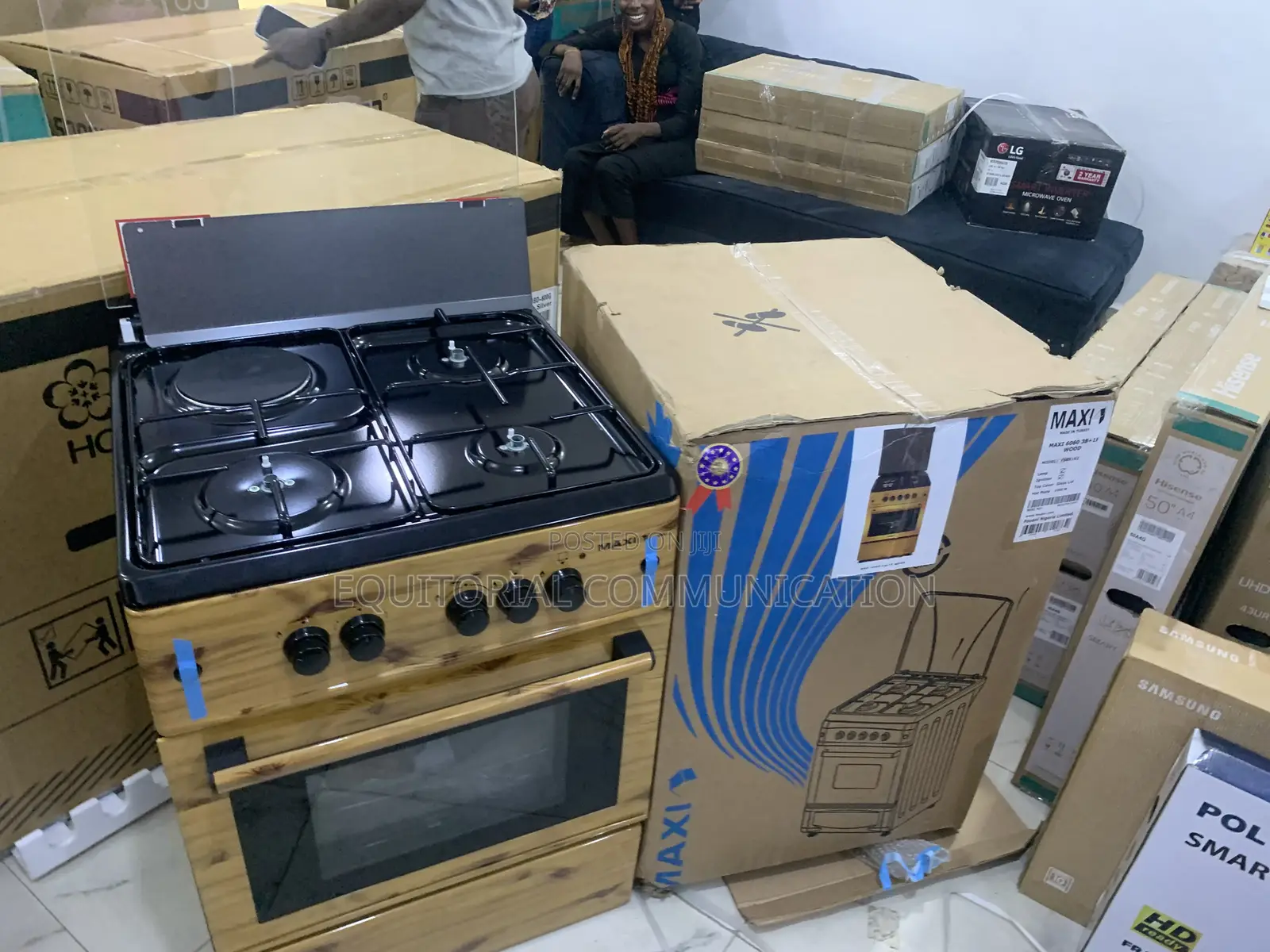 Maxi 6060 3b+1p Cooker – Excellent Heat Control