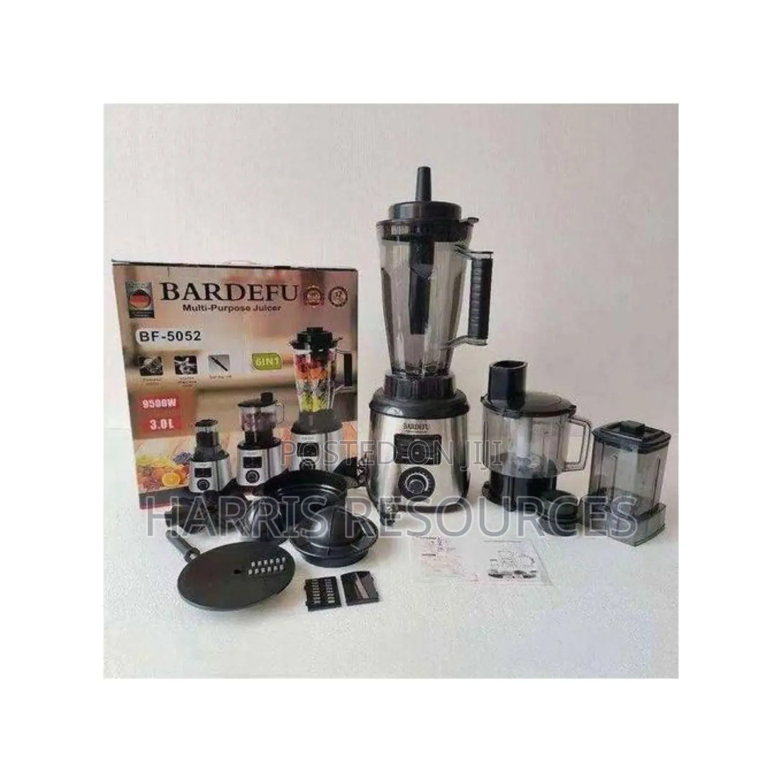Bardefu Multipurpose Juicer and Double Cup Blender 8 in 1