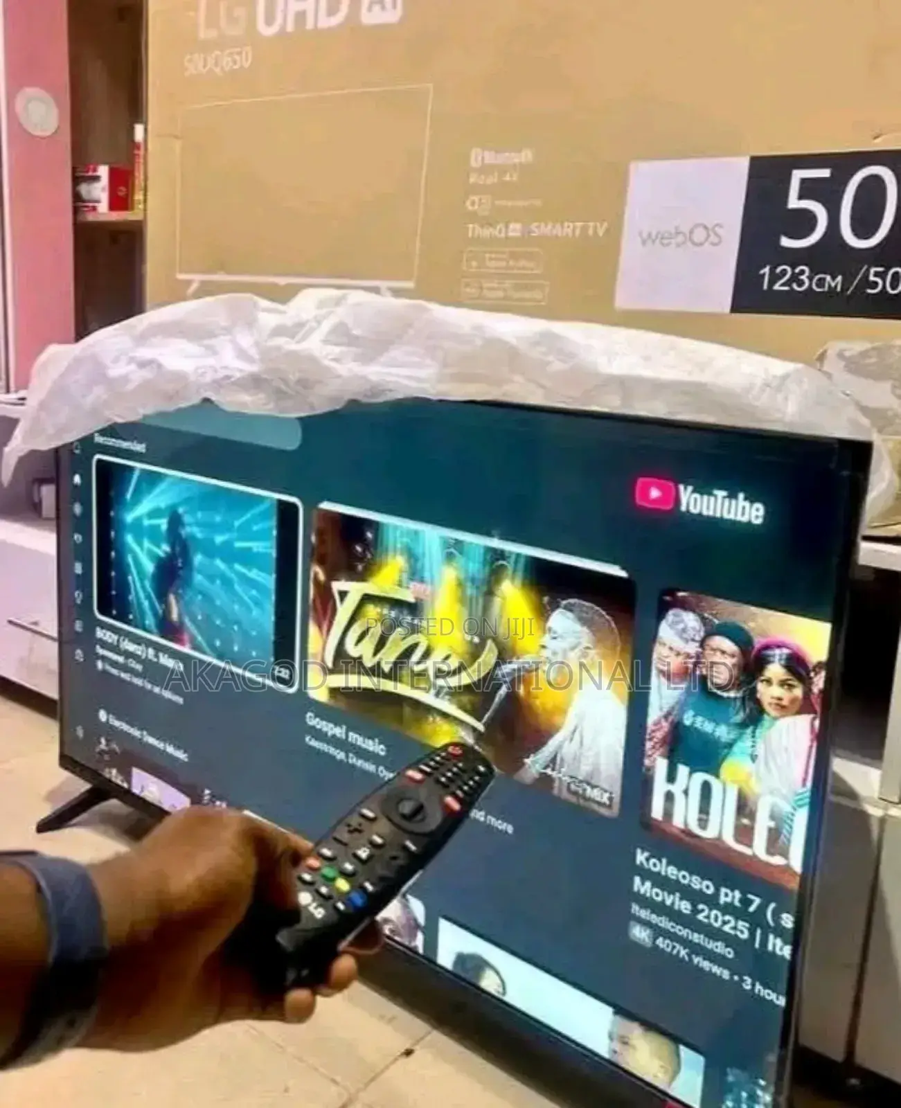 50" Lg Product, High-Quality Smart Tv