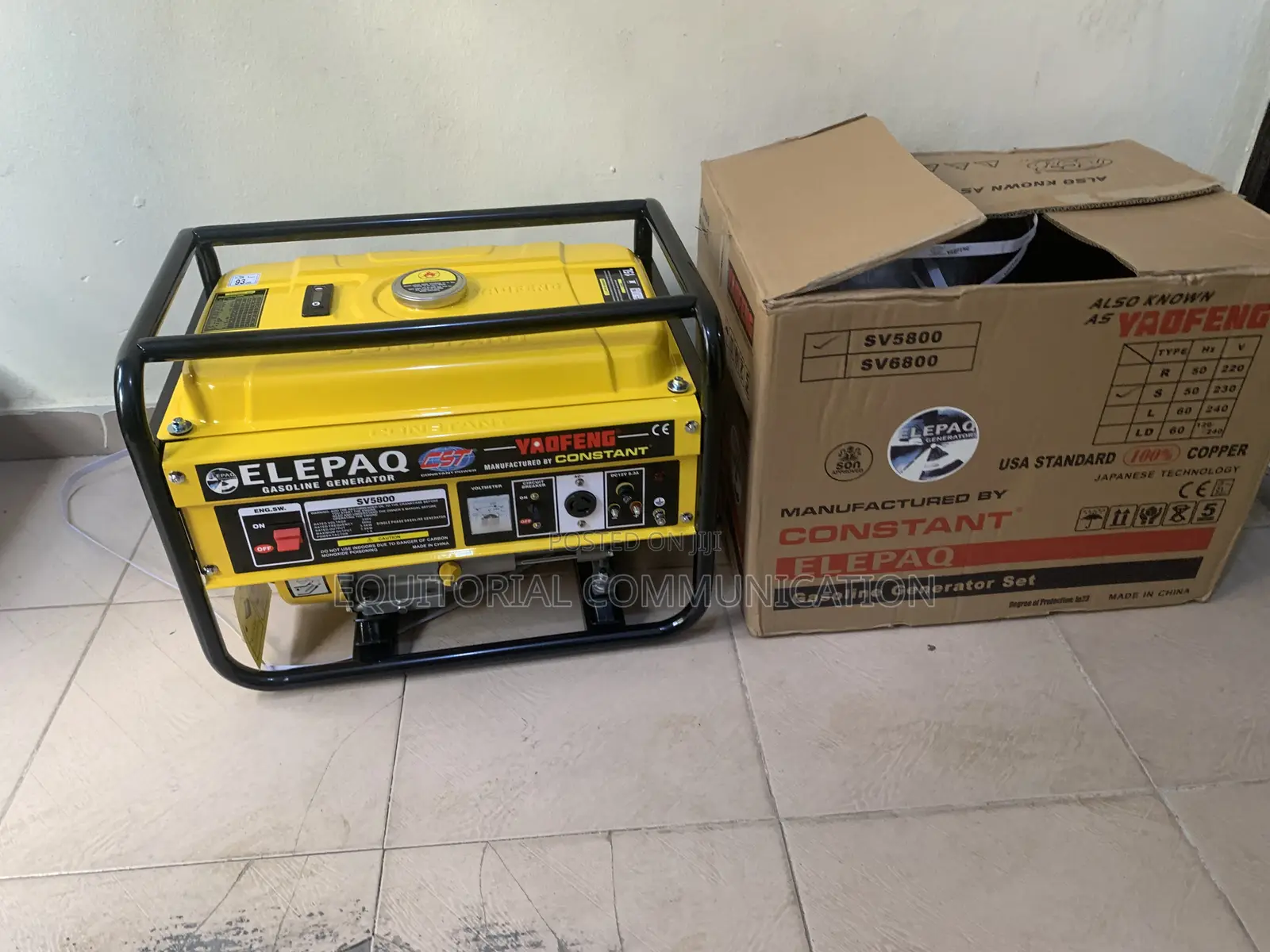 Elepaq Sv5800 – The 3.5kva Generator That Never Lets You Down