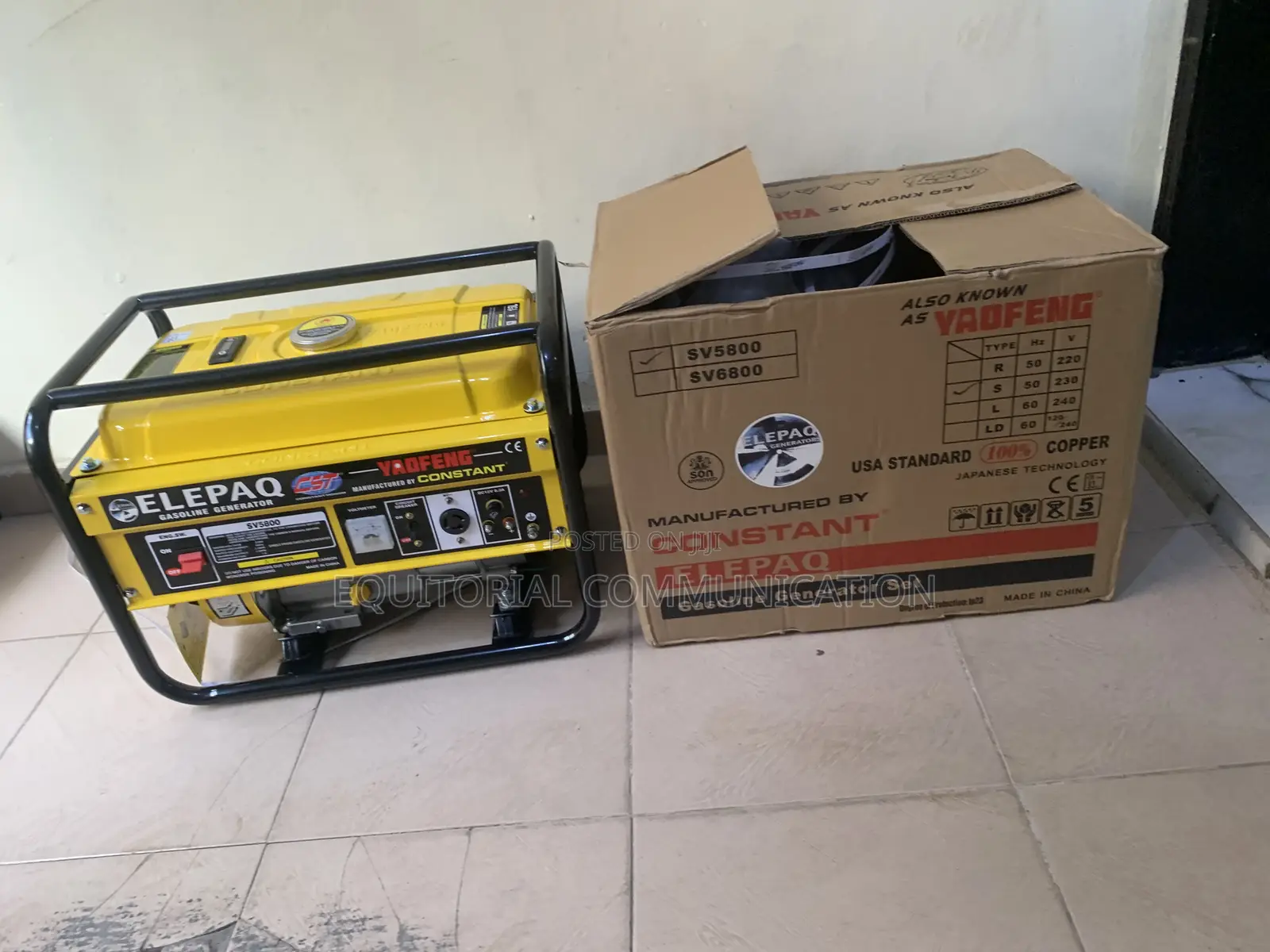 Elepaq Sv5800 – The Perfect Home and Office Generator