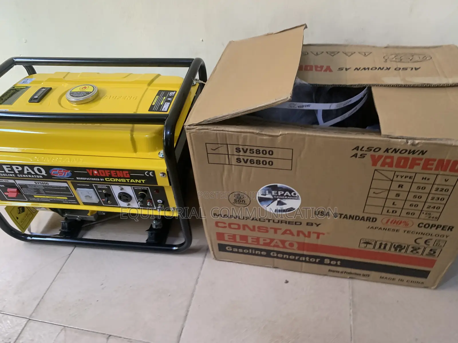 Elepaq Sv5800 – The Perfect Home and Office Generator