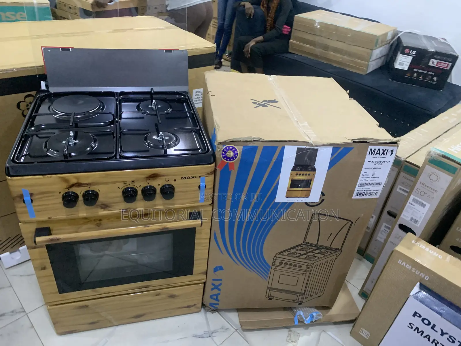 Maxi 6060 Gas Cooker – Versatile Burners