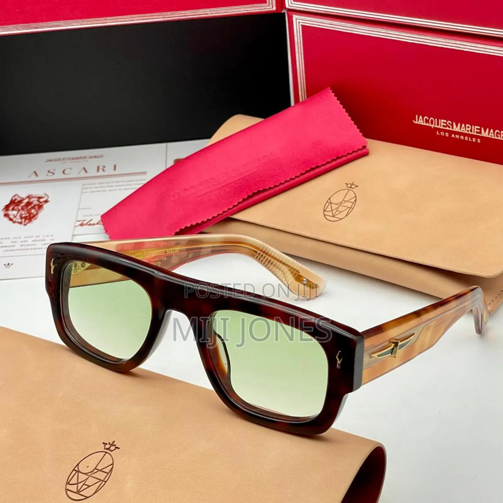 "Jacques Marie Mage Inspired Sunglasses - Various Lens Colors"