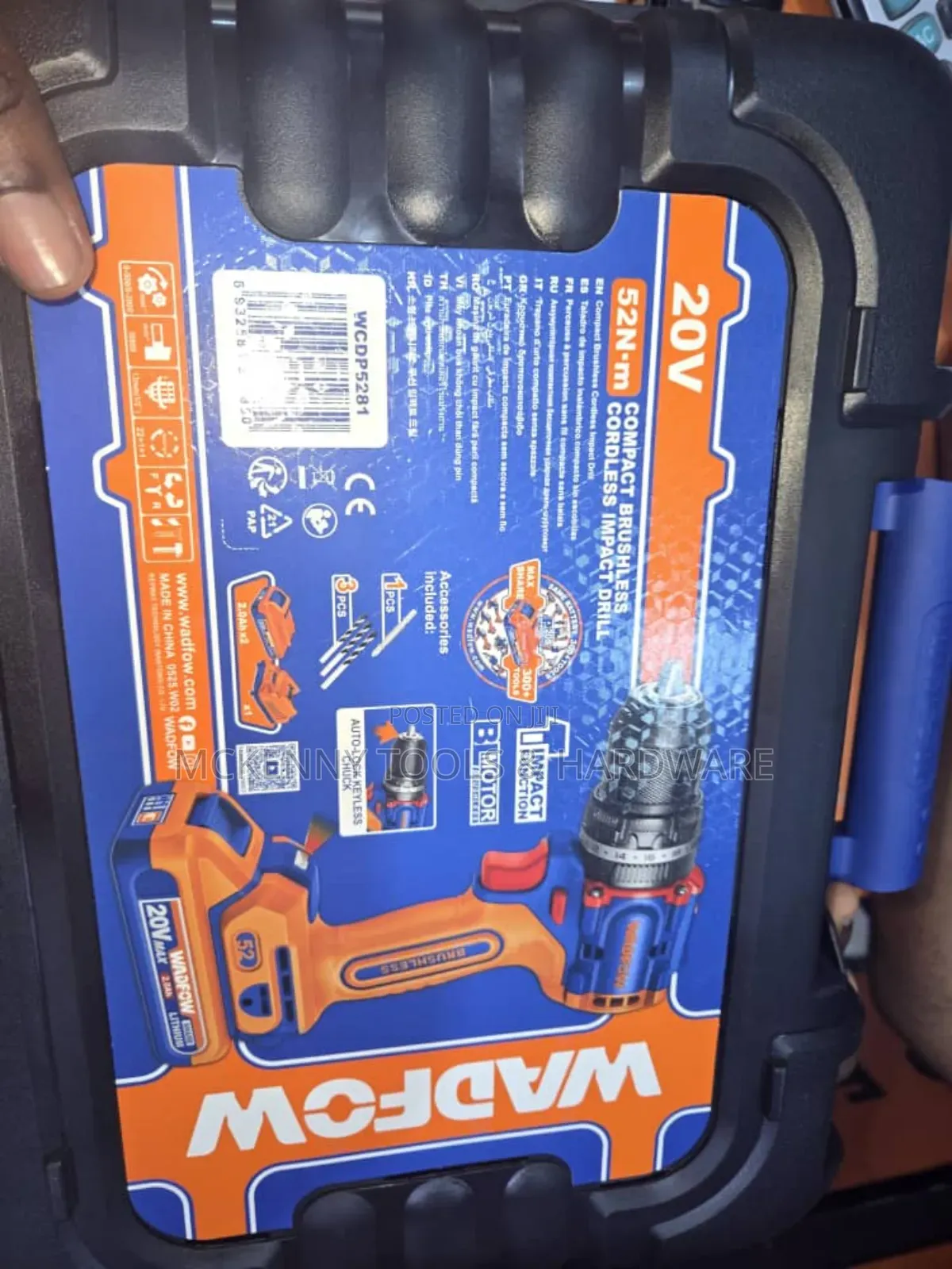 Wadfow 20v Cordless Spray Gun (Model Wsu3066
