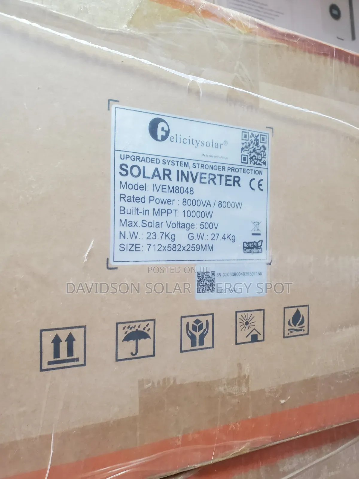 8kva 48v Felicity Inverter Hybrid