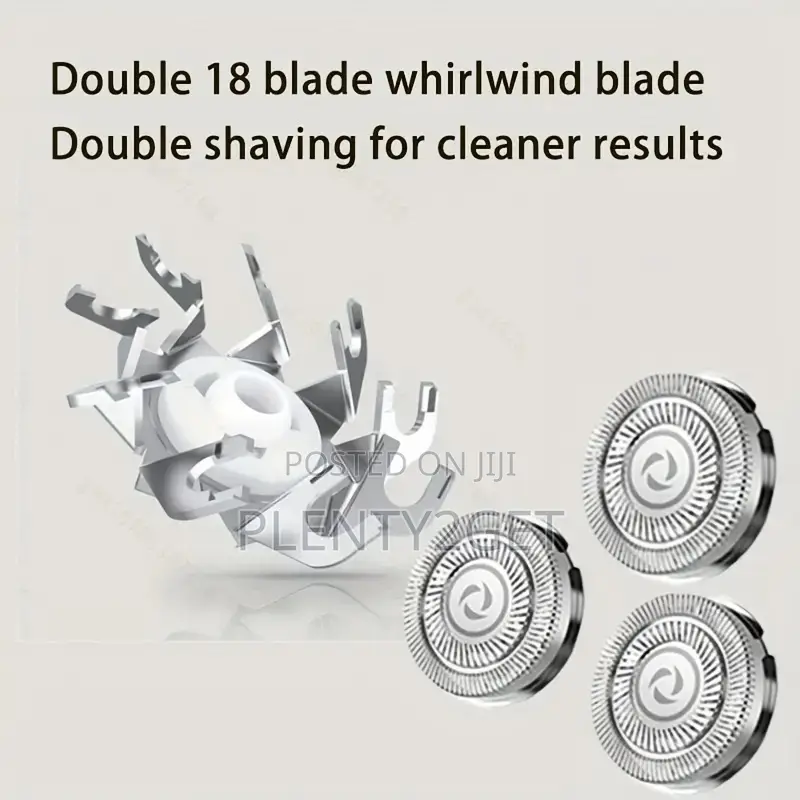 3pcs Spare Blades for Electric Portable Shaver, Replacement Blade