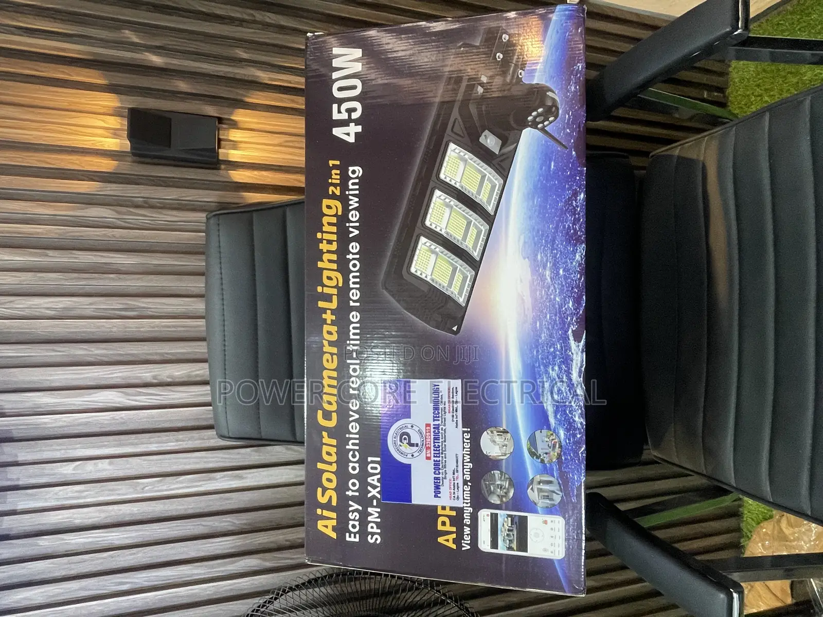 Solar Street Light With 4g 6mp PTZ Camera V380pro-450w.