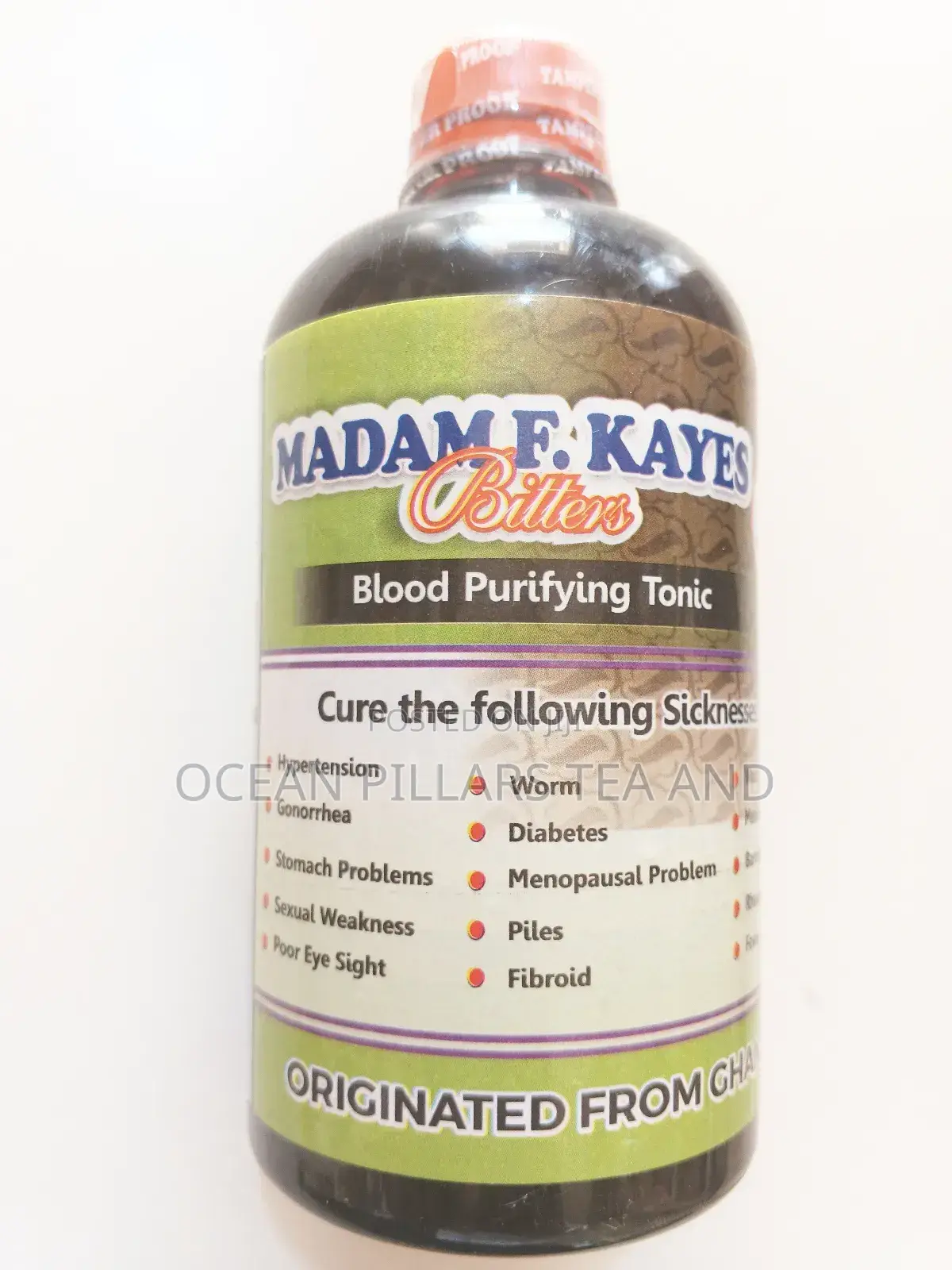Madam F. Kayes Bitters and Blood Purifier Tonic (100%Herbal Mixture)