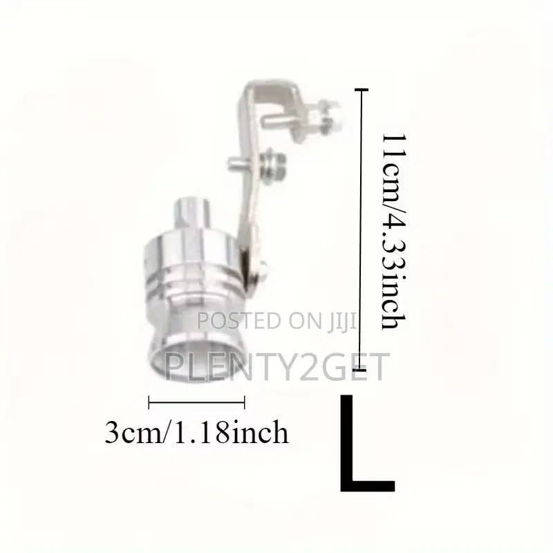 1pc Stainless Steel Car Exhaust Whistle