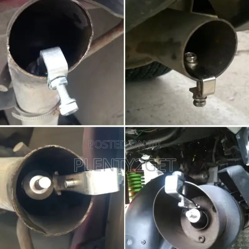 1pc Stainless Steel Car Exhaust Whistle