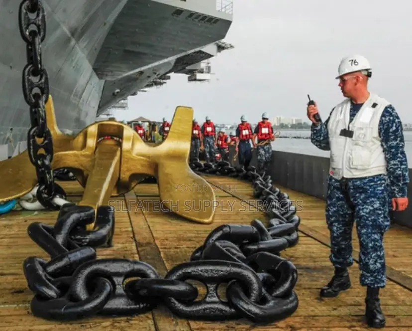 Ship and and Anchor Chain
