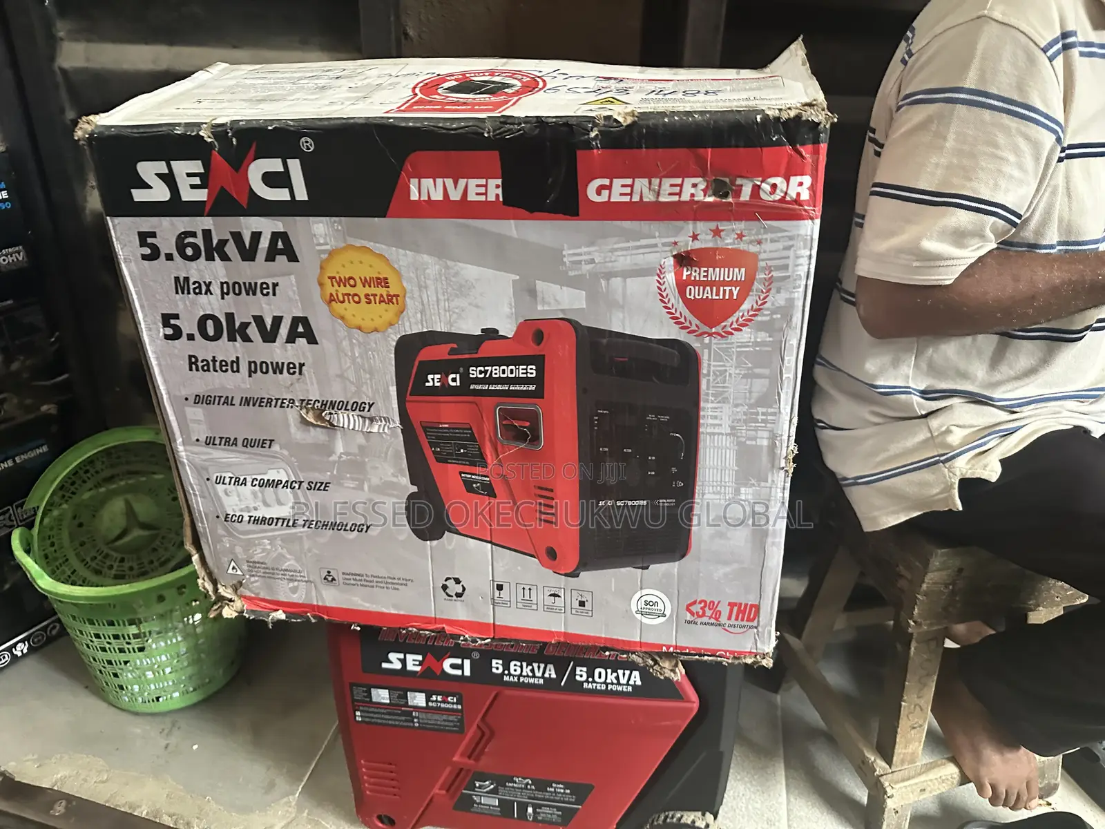 5.6kva Senci Inverter Soundproof Generator With Warranty 100% Copper