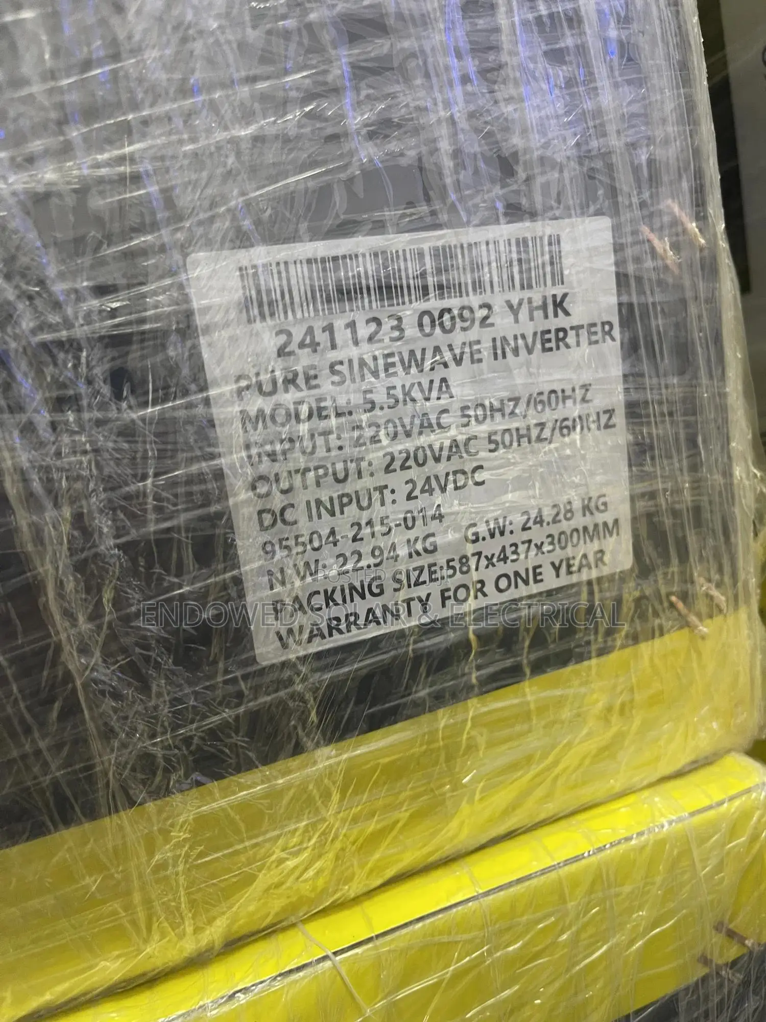 24v Yohako Product of 5.5kva Inverters Are Available