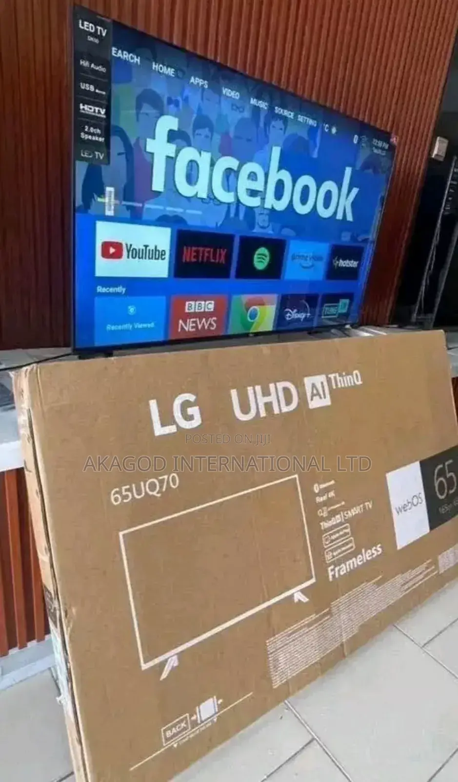 2025 65inches Smart Lg Flamres Tv