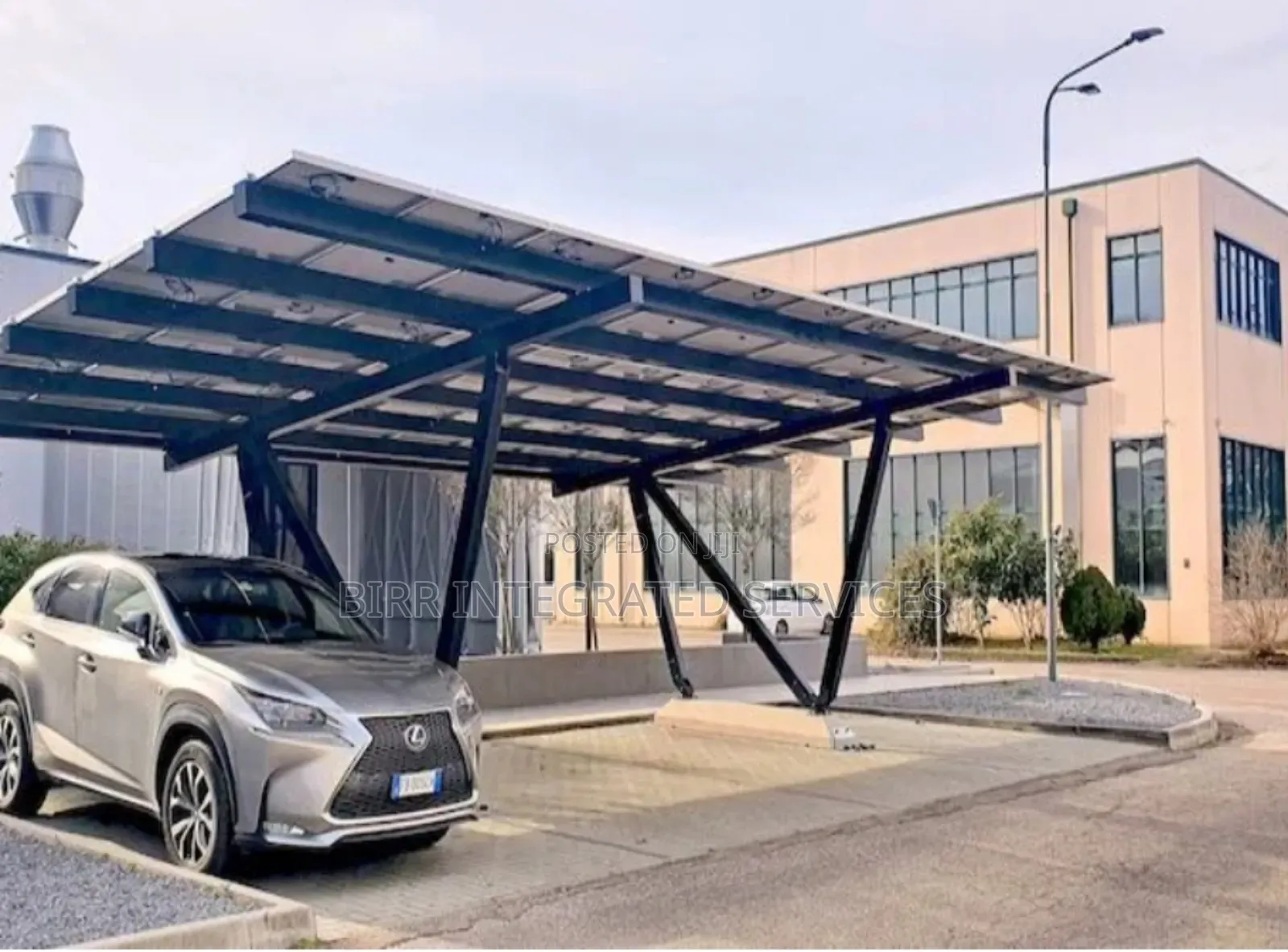 Solar Car Port Fabrication
