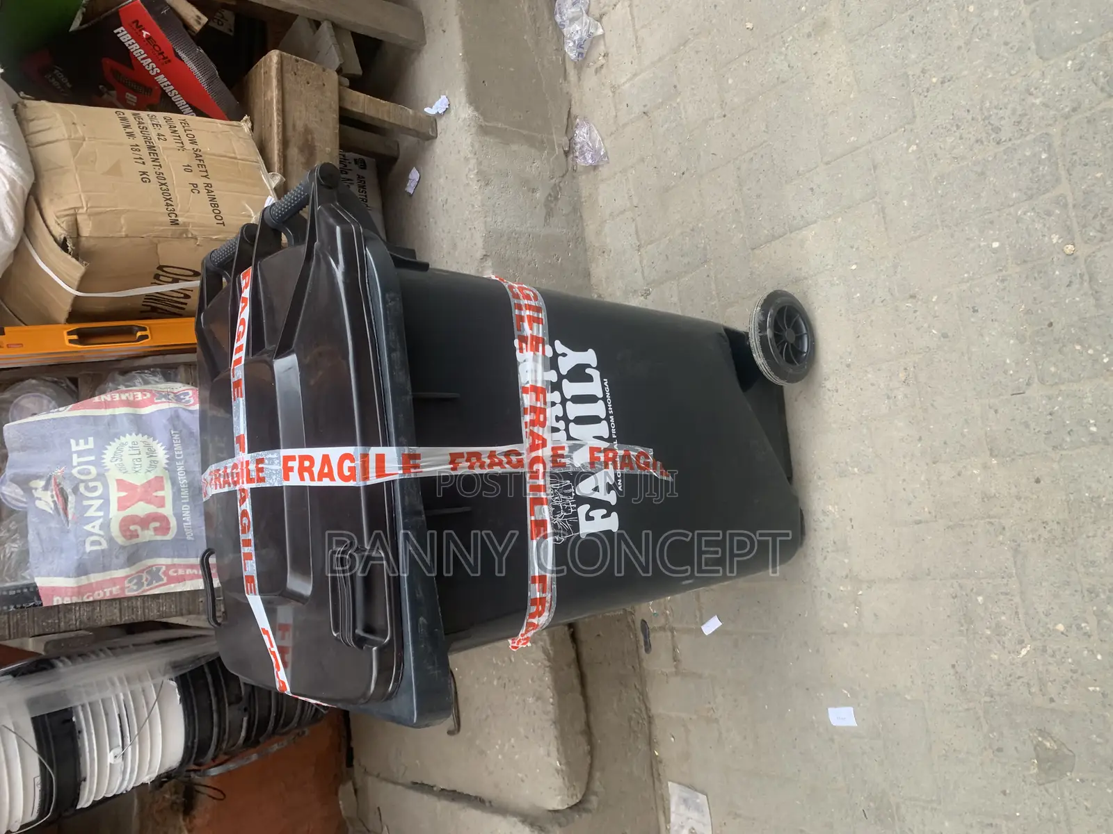 240 Liters Happy Family Industrial Waste Bin