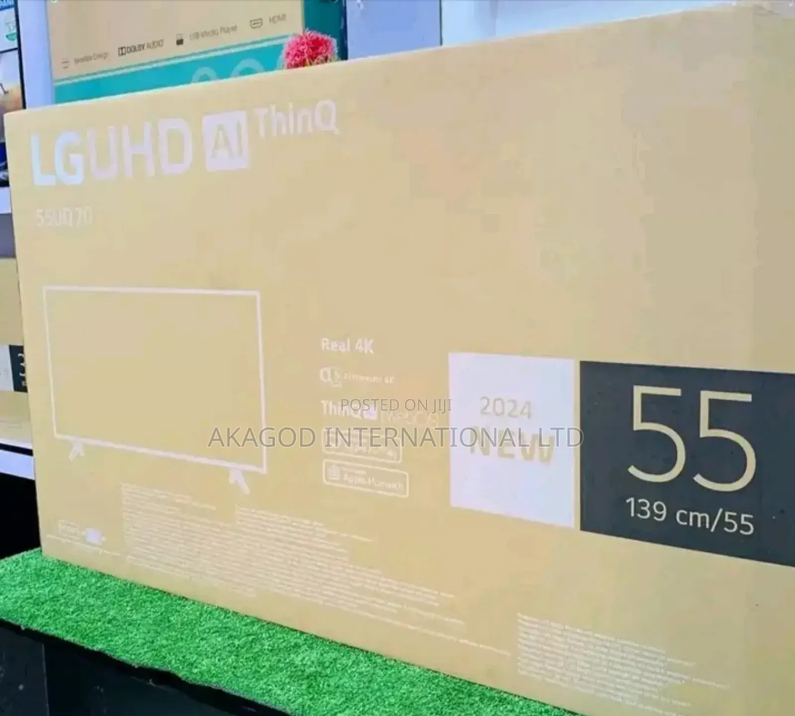 55inches Lg Tv, Smart Internet Connection Available