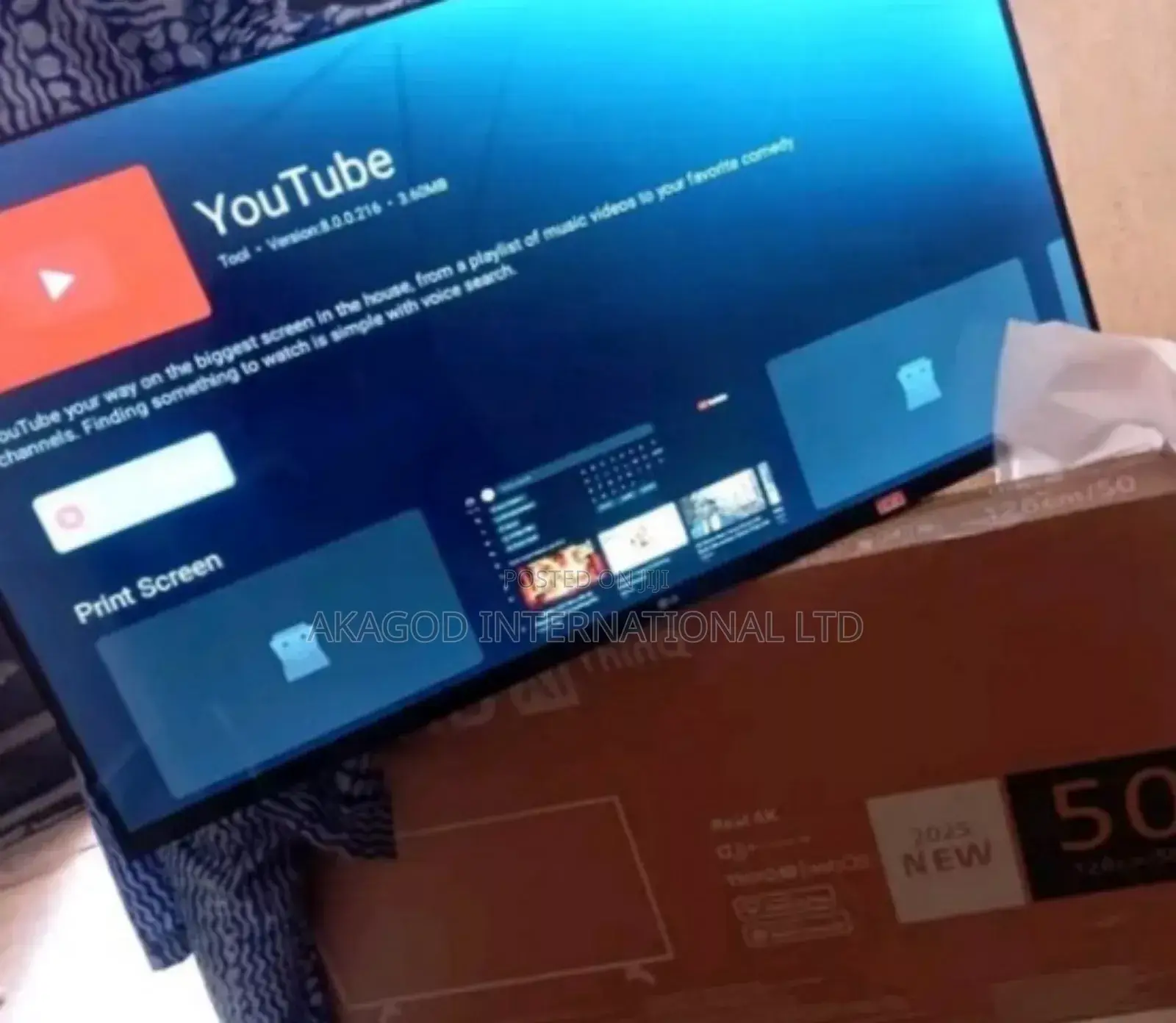 50 Inches Led Original Lg Smart Tv,With Free Hanger