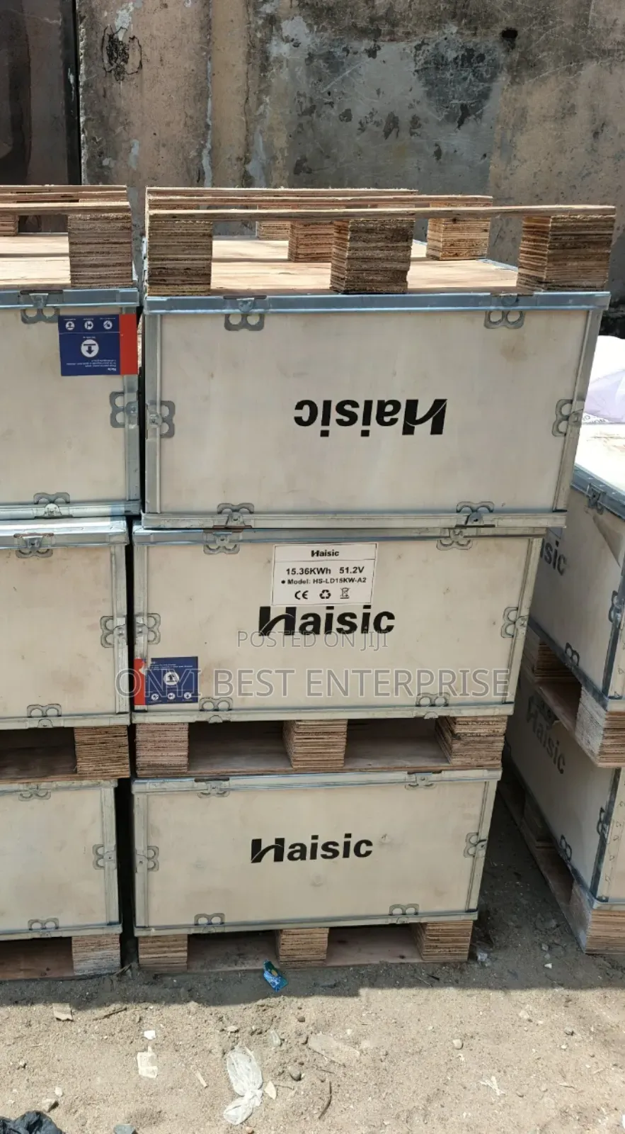 Haisic Solar Lithium Battery 15kilowatts 51.2v