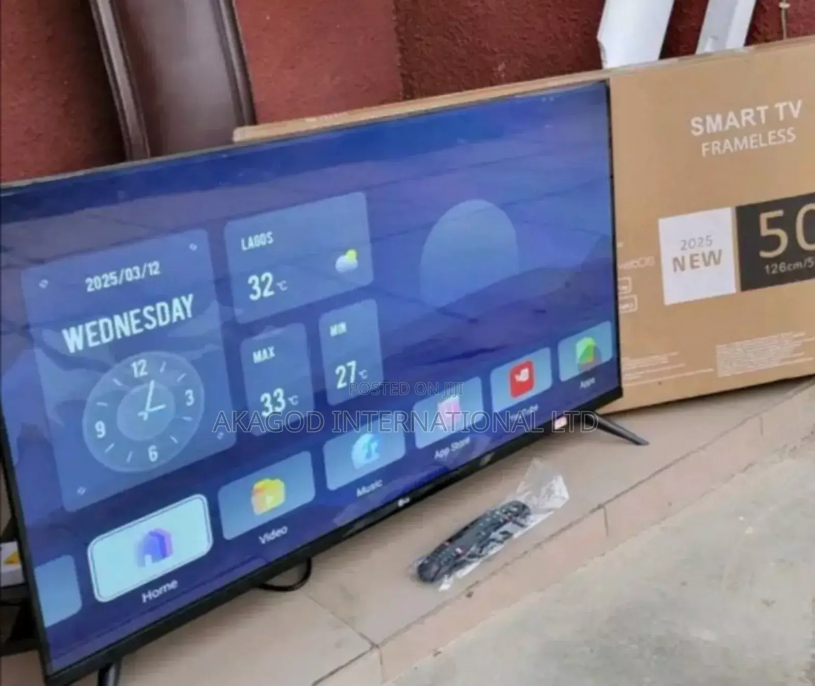 50inches Smart Lg, With Netflix and Youtube Apps