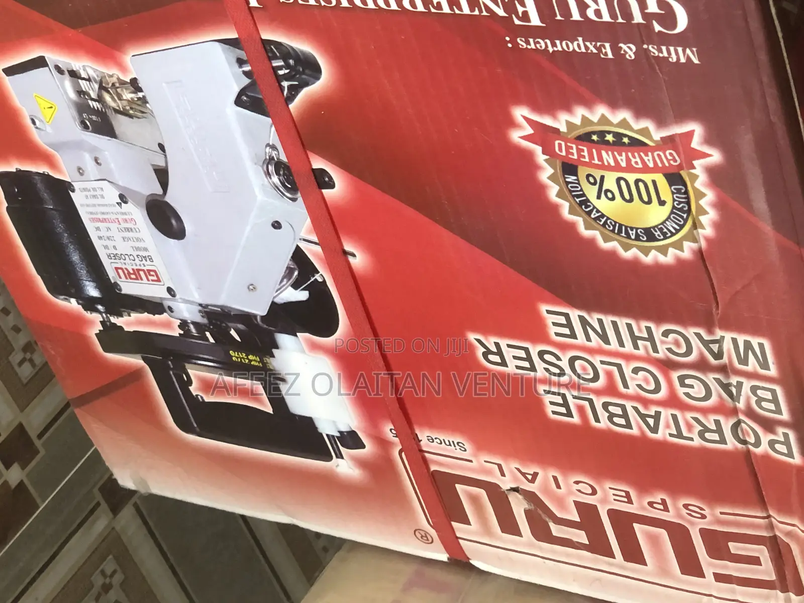 Guru Special Portable Beg Closer Machine