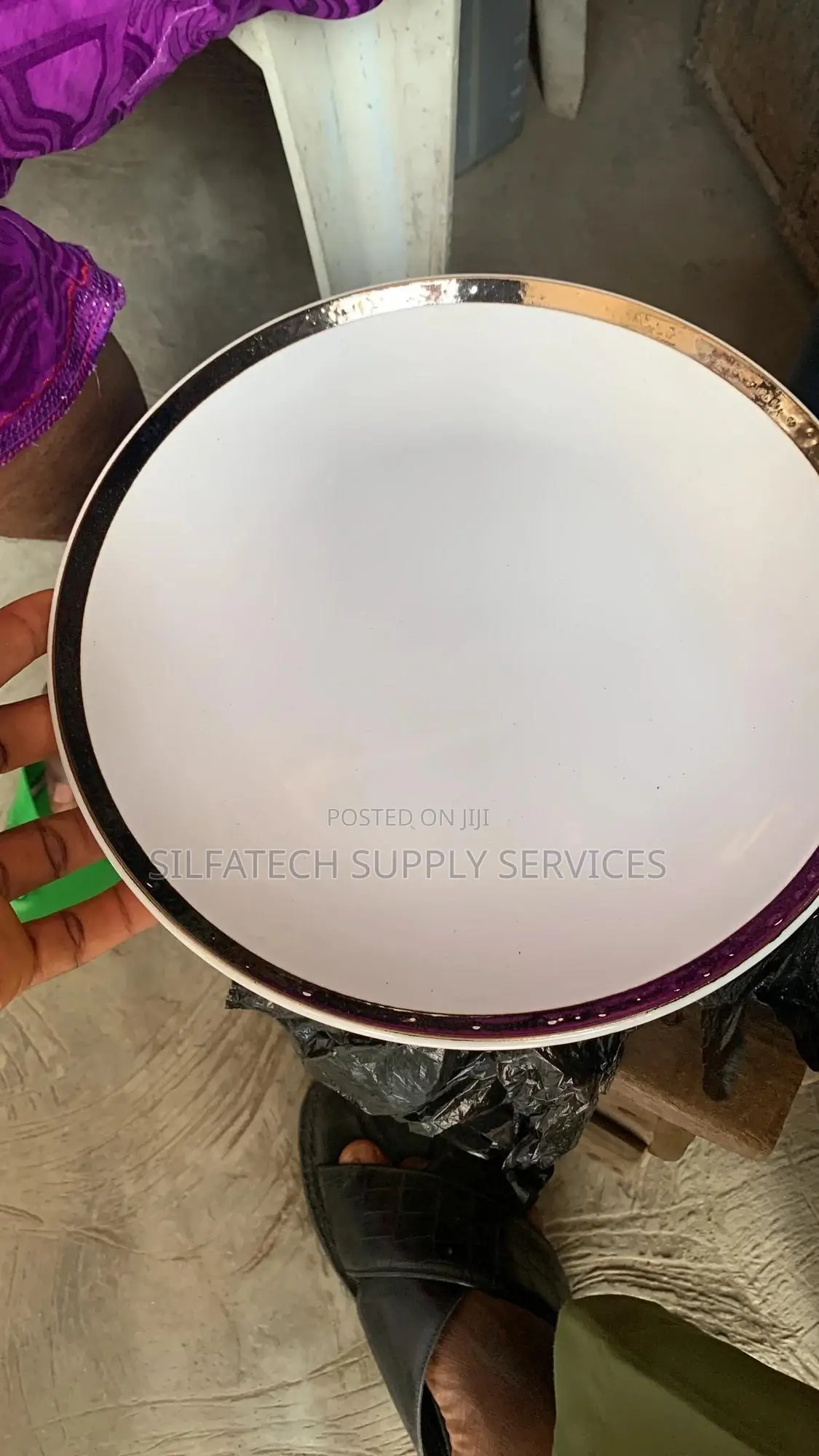 Food Plate and Soup Bowl
