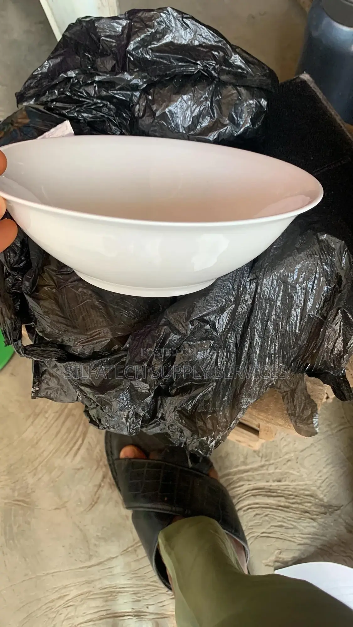 Food Plate and Soup Bowl