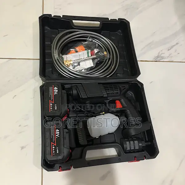 Rechargeable Double Batteries Pressure Car Washer