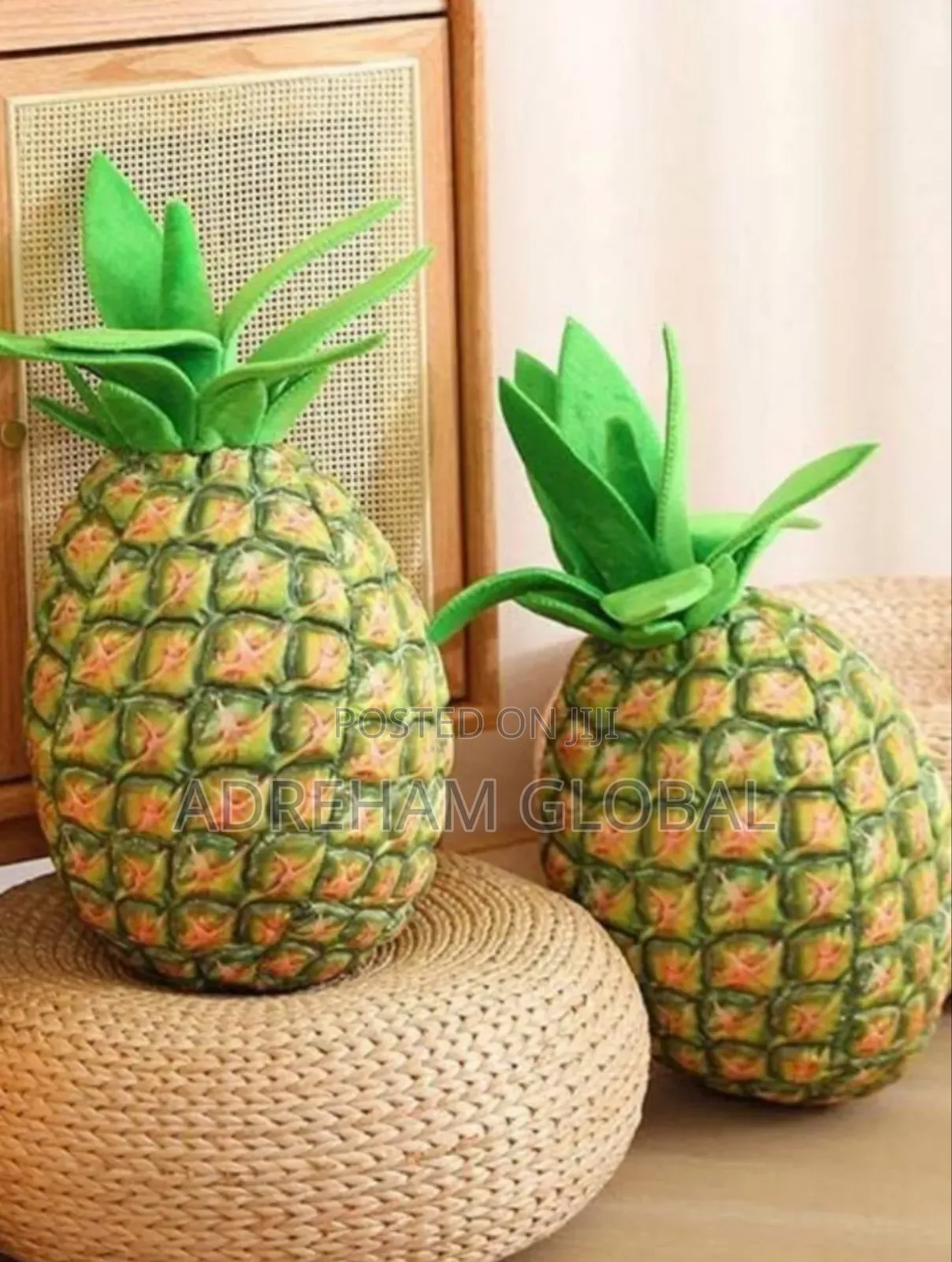 Pineapple Shape Pillow (Size: 48cm High)