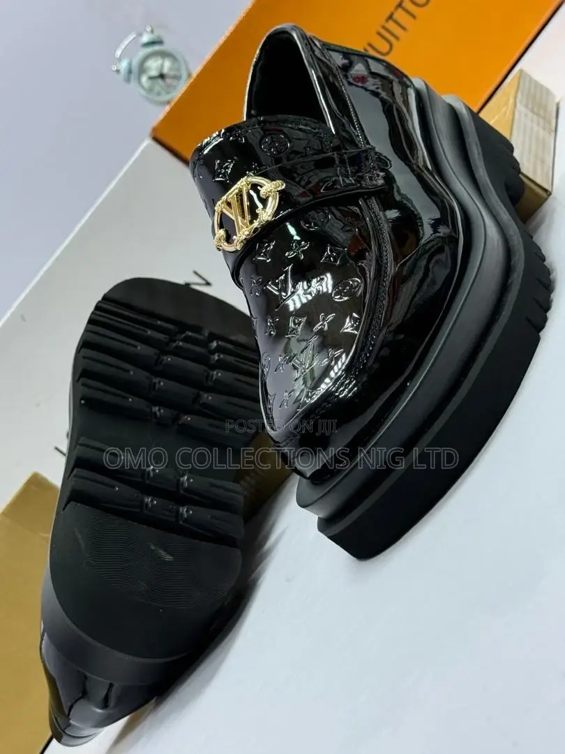 Luxury Louis Vuitton Patent Men’S Shoe – Fully Boxed