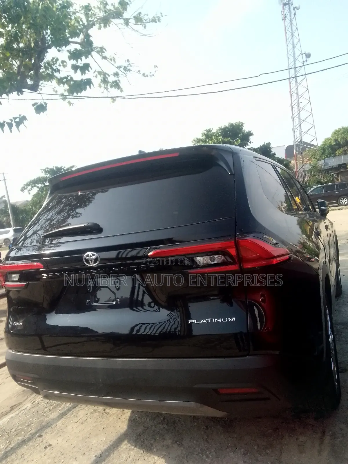 Toyota Highlander Platinum AWD 2024 Black