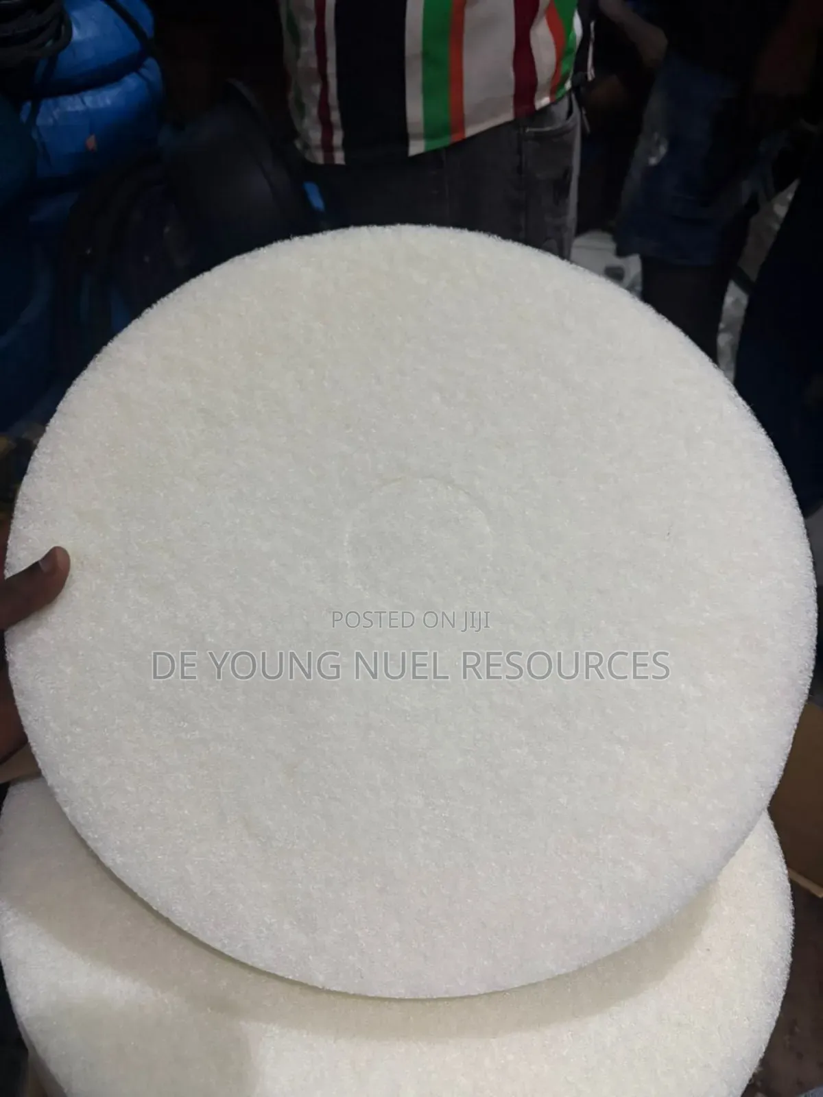 5in1 Set of Original Scrubber Pad White Color