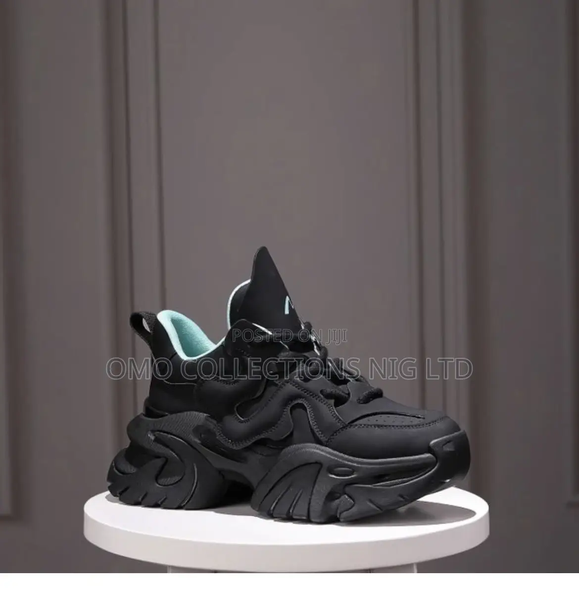Luxury Modern High-Top Sneakers – Fully Boxed