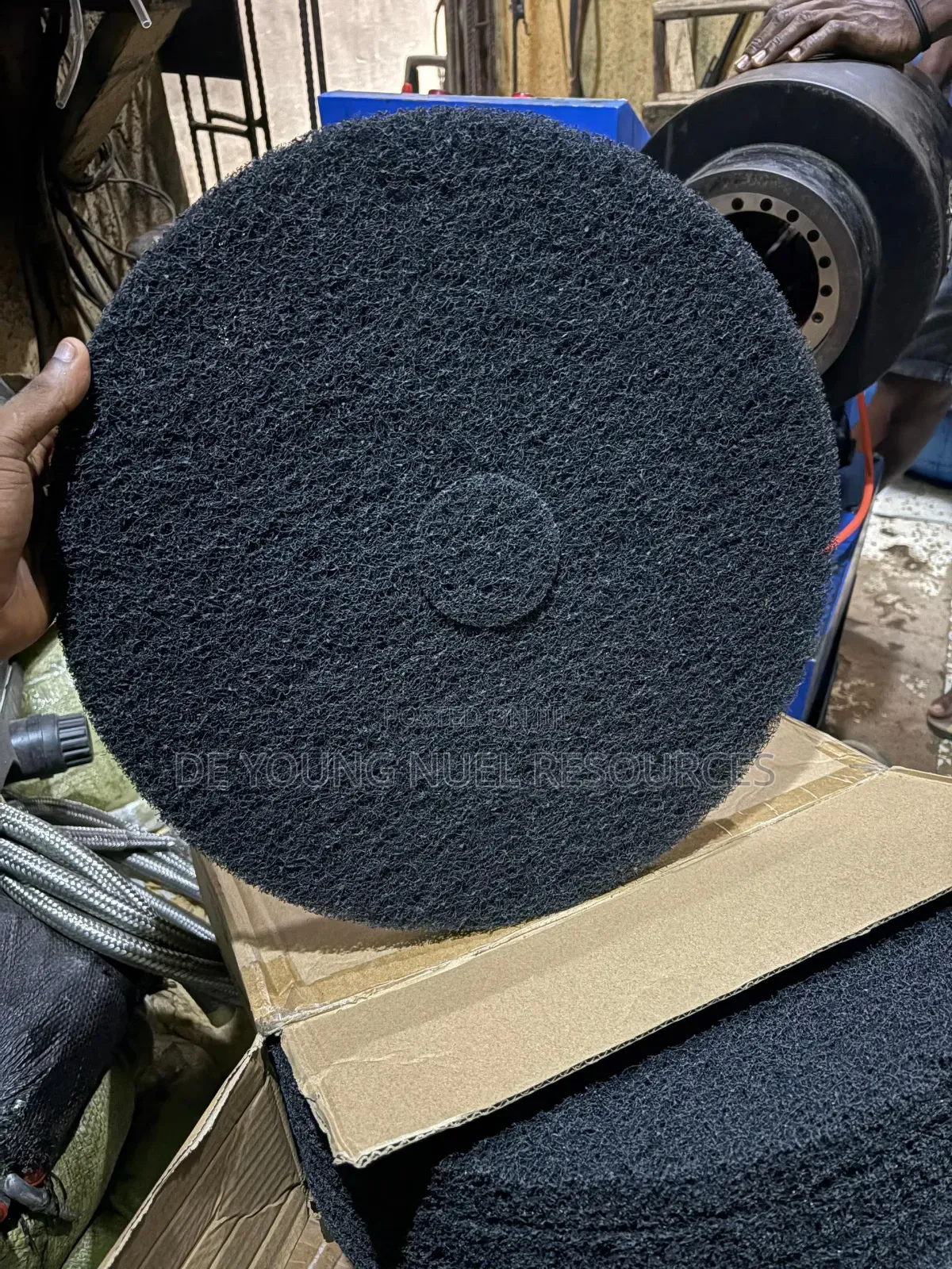 Original Set of Black Pad for Scrubber 5in1