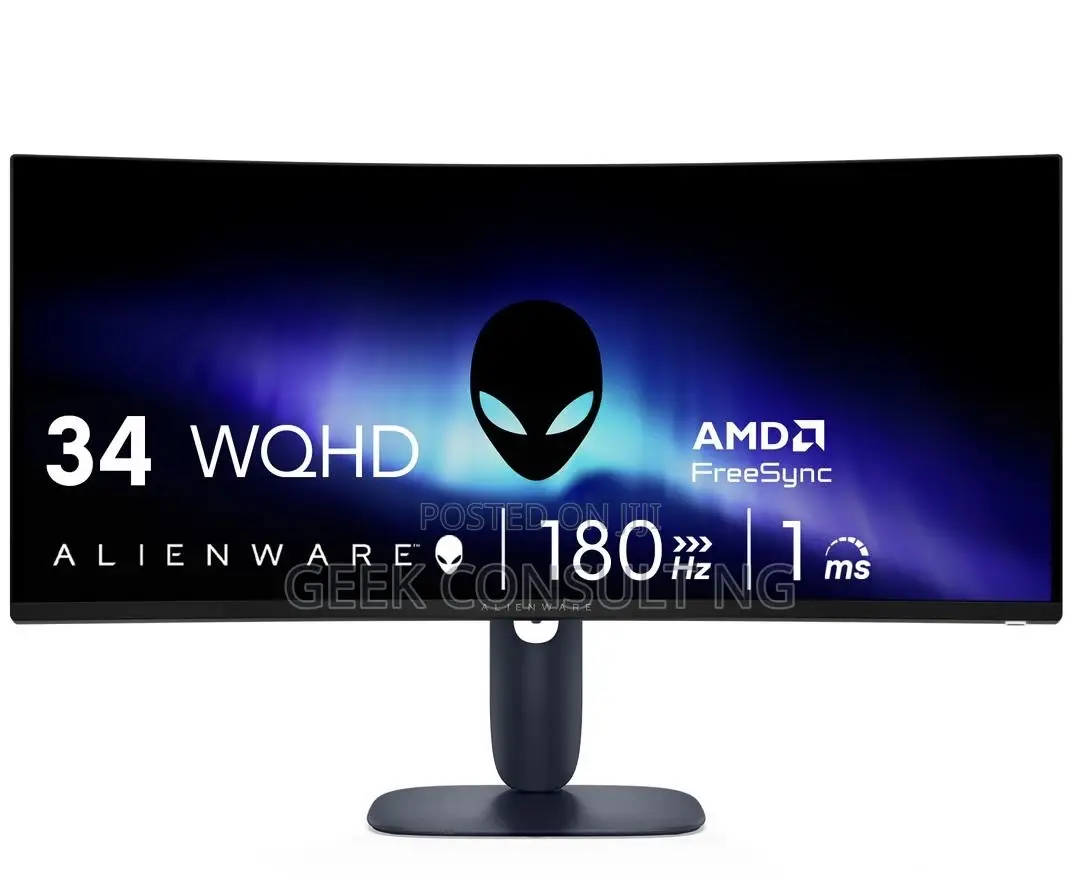 Alienware Aw3423dwm 3k Wqhd Curved Gaming Monitor