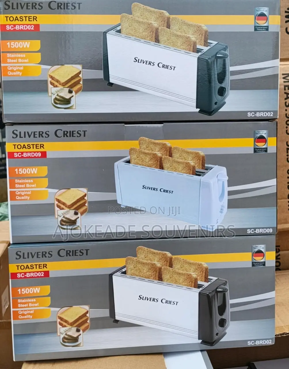 4slice Silvercriest Pop Up Toaster