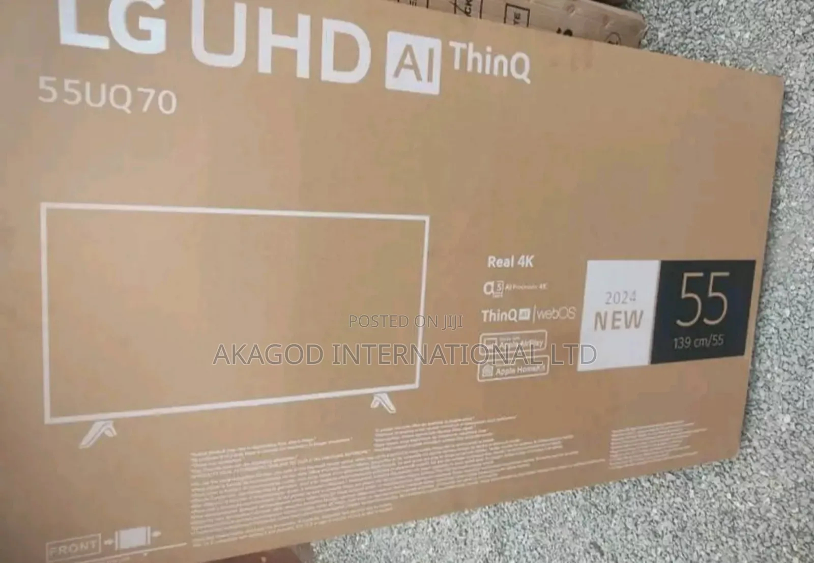 55inches Smart Lg Tv, With Bluetooth Internet Connections