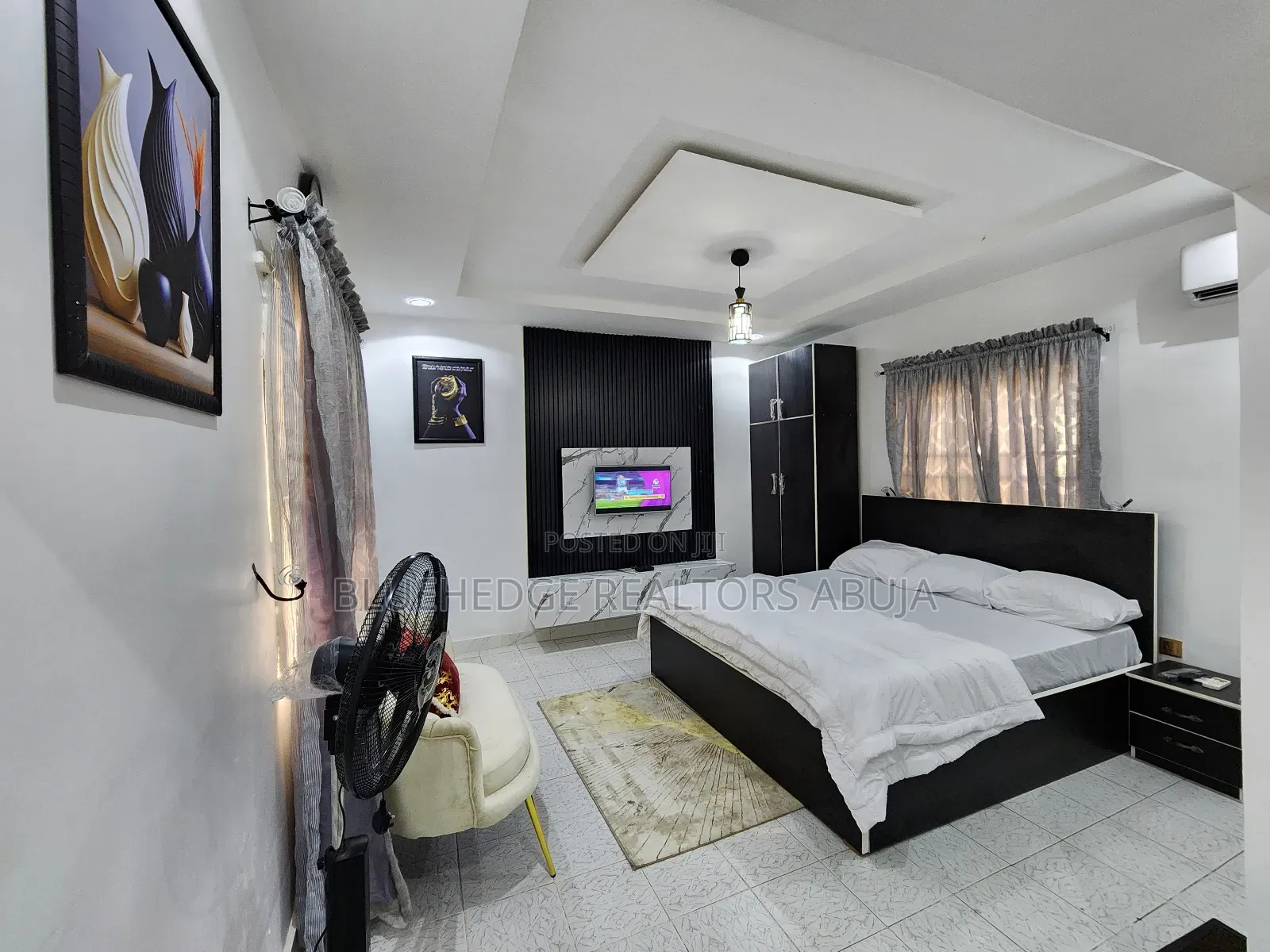 Furnished 1bdrm Apartment in Works And Housing, Karu for rent