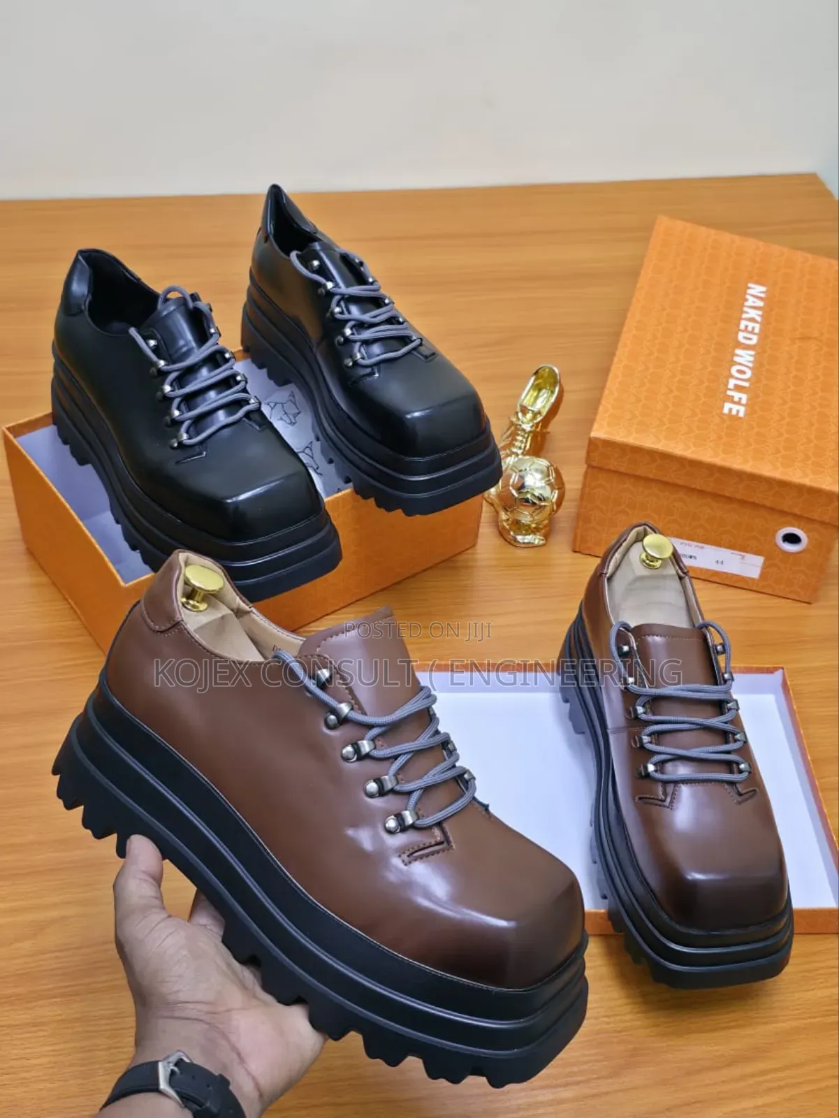 Naked Wolfe Laced Men Leather Shoe