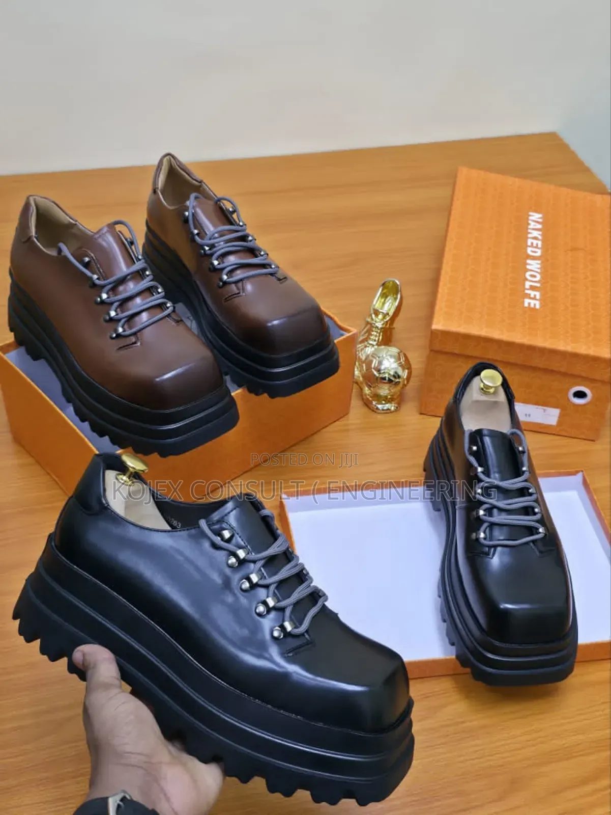Naked Wolfe Laced Men Leather Shoe