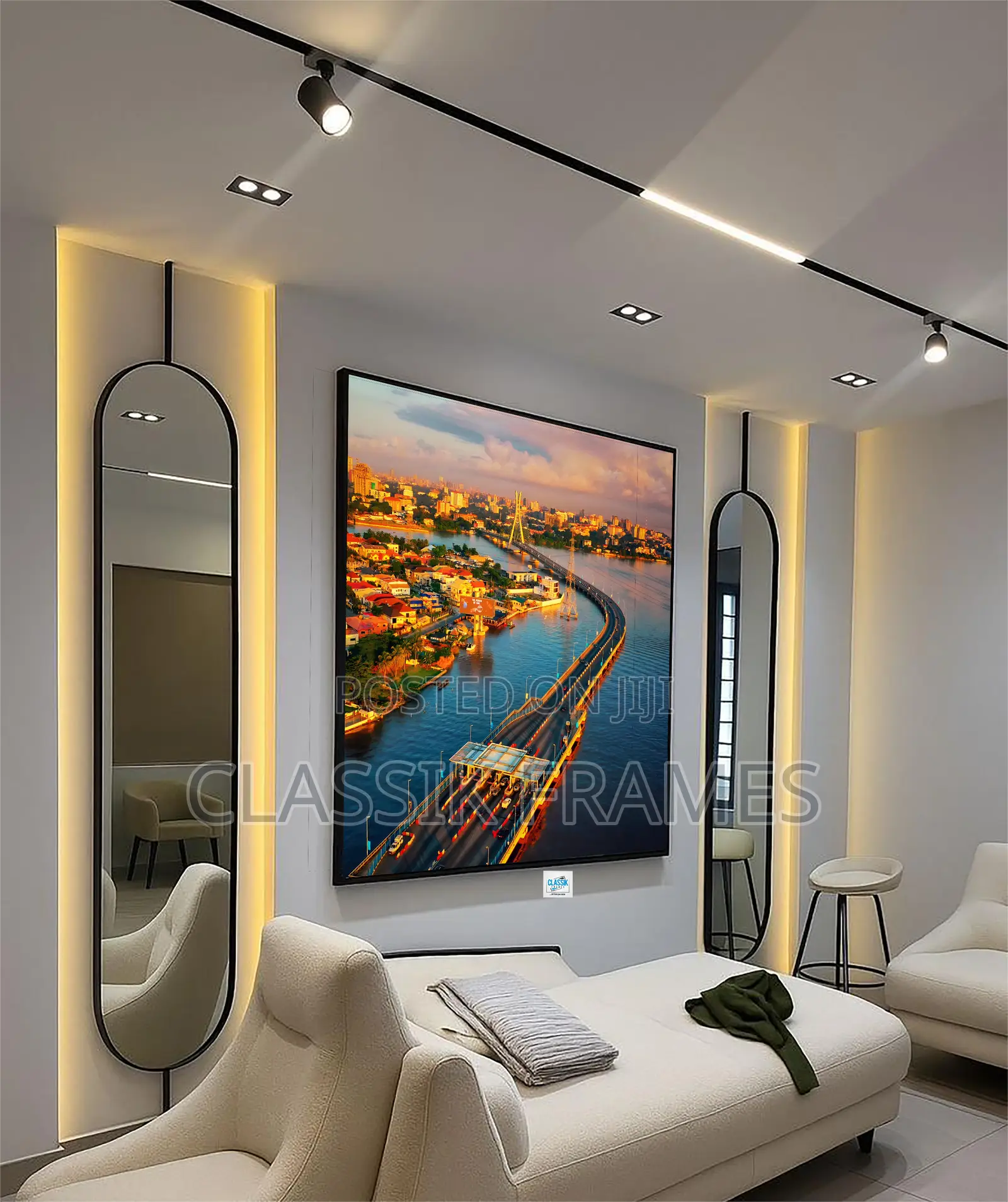 Hd Framed Sideview Beautiful Digi Painting Wallart