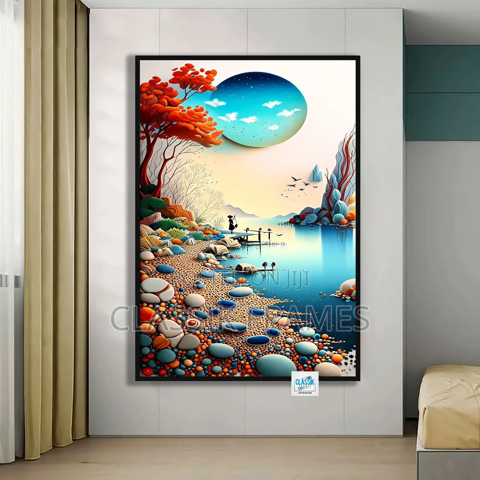 Hd Framed Acrylic Digi Painting Wallart