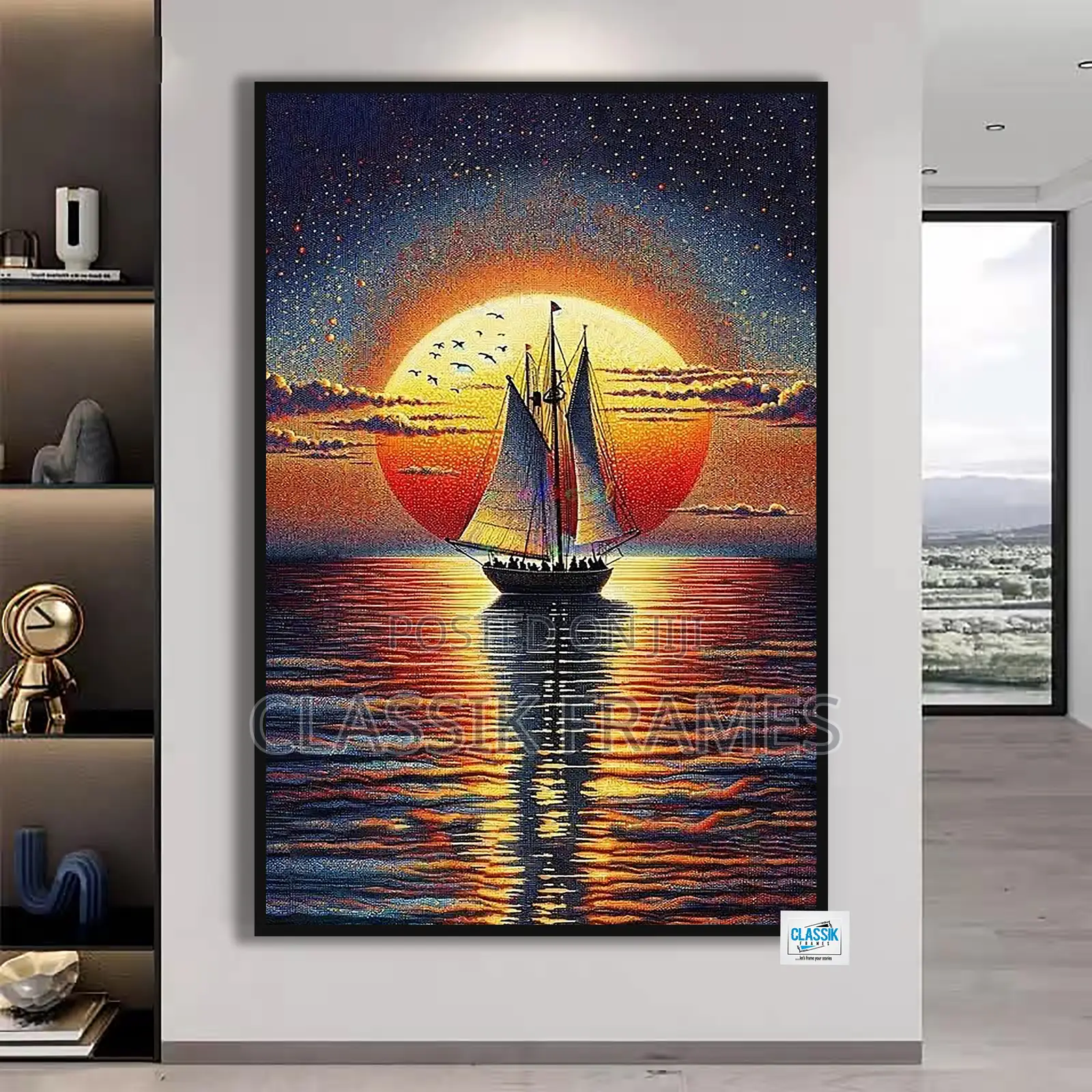 Hd Framed Acrylic Digi Painting Wallart