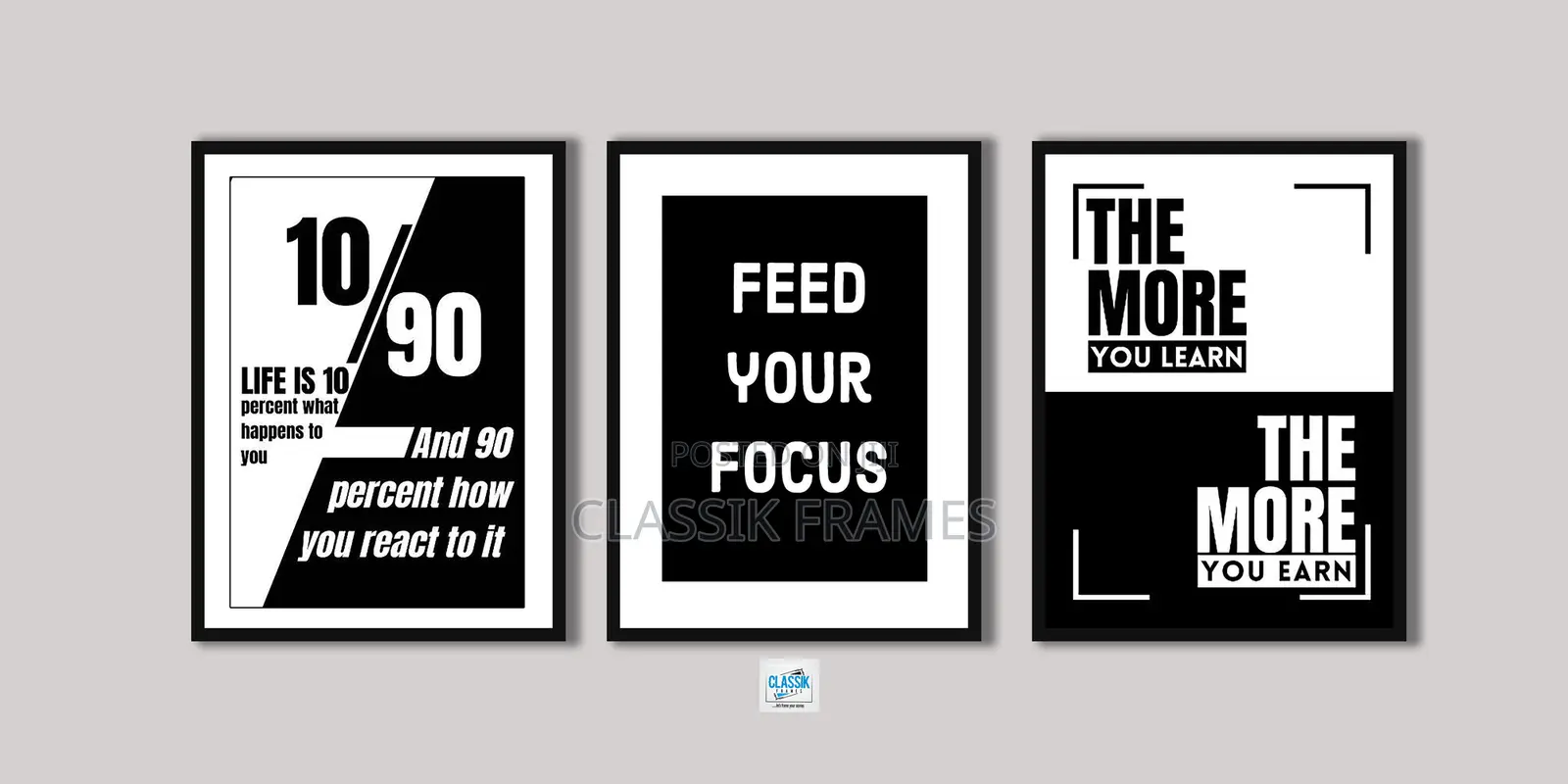 Hd Framed Personal Quotes Motivational Frame Wallart
