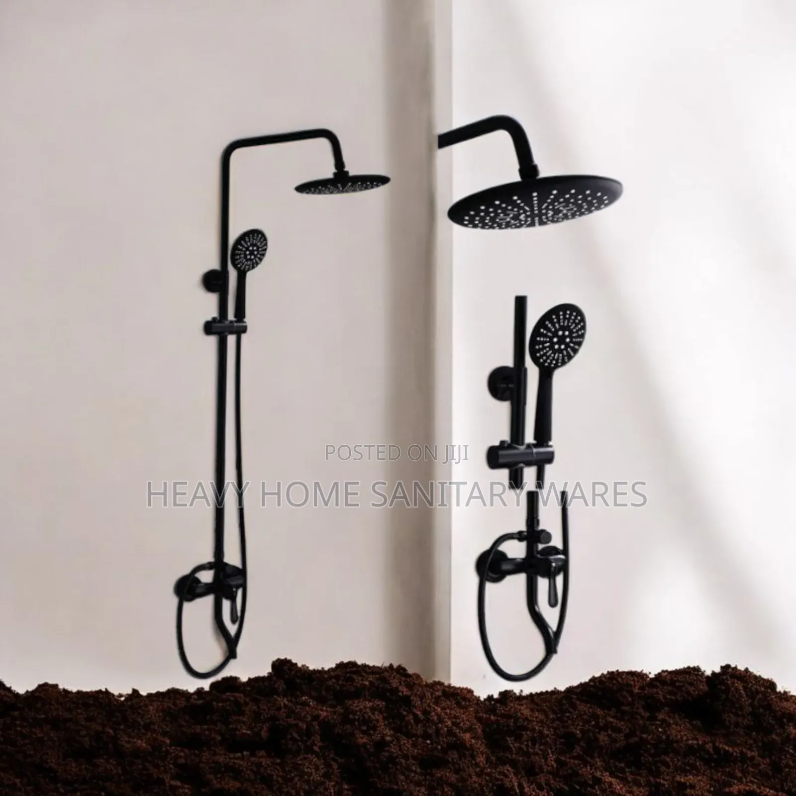 Luxury Black Pressure Shower