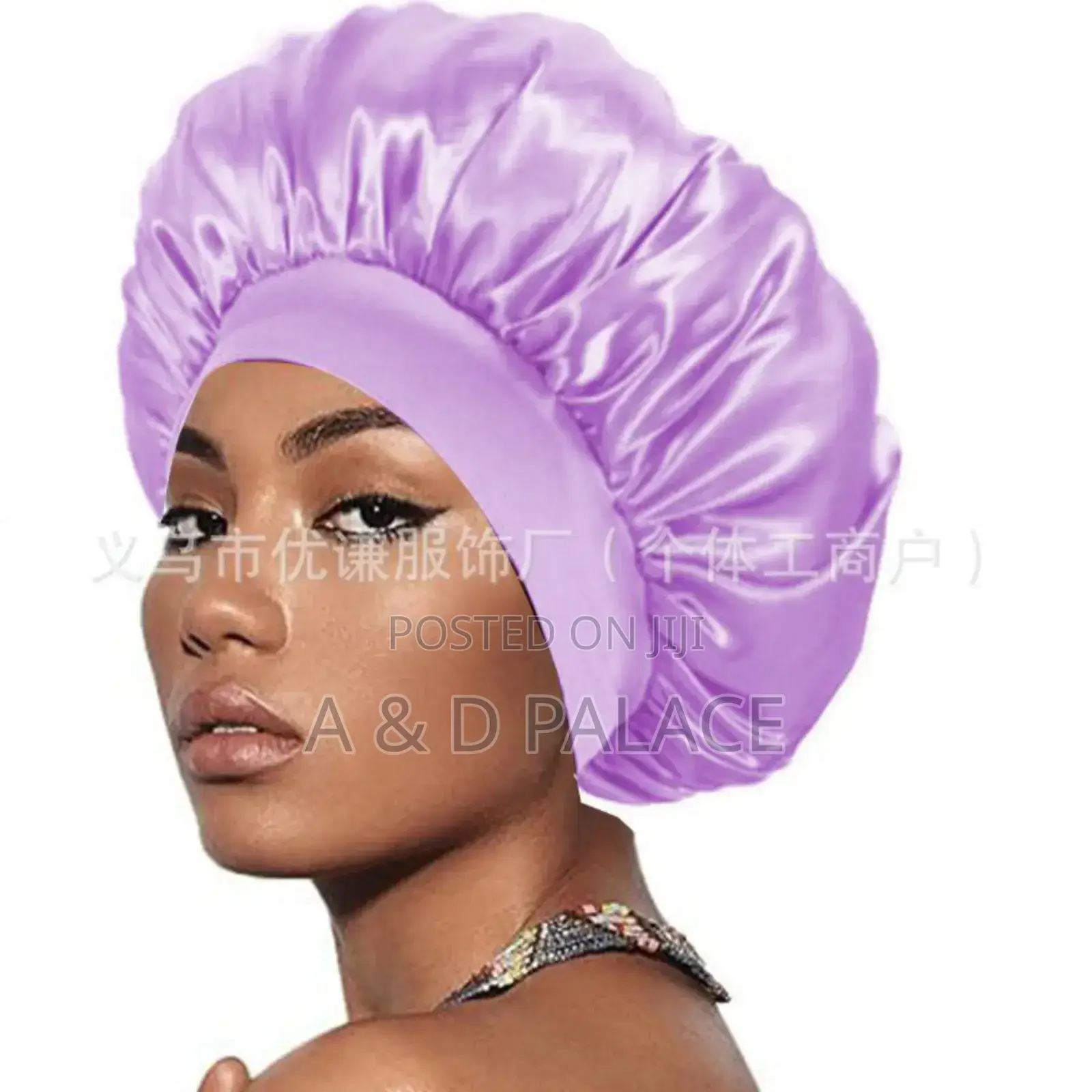 Soft Satin Sleep Cap for Women Hair Care Protection